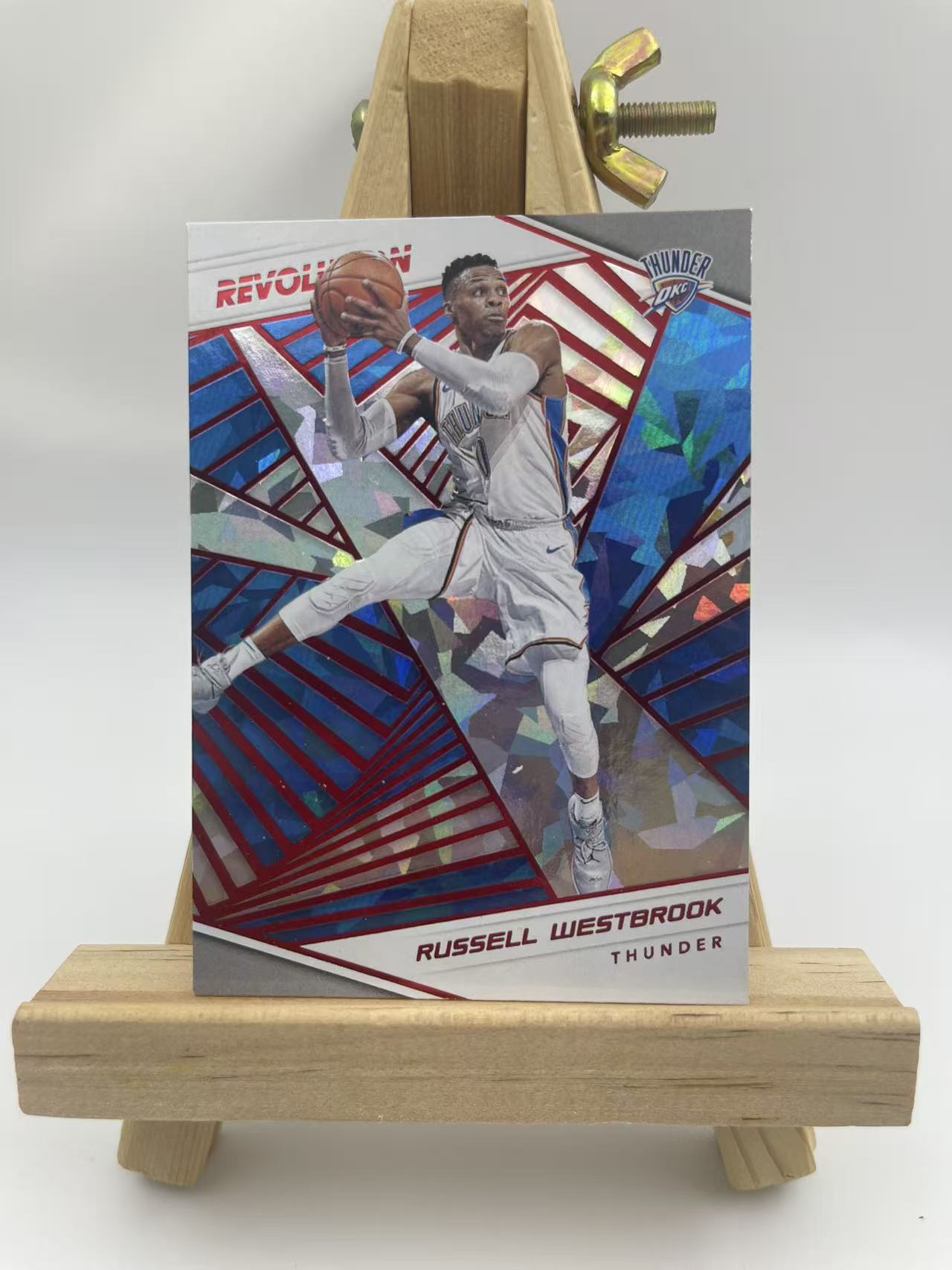 2018-19 Panini Revolution Russell Westbrook 雷霆 威斯布鲁克 威少 特卡 折射 碎冰 实卡超帅!