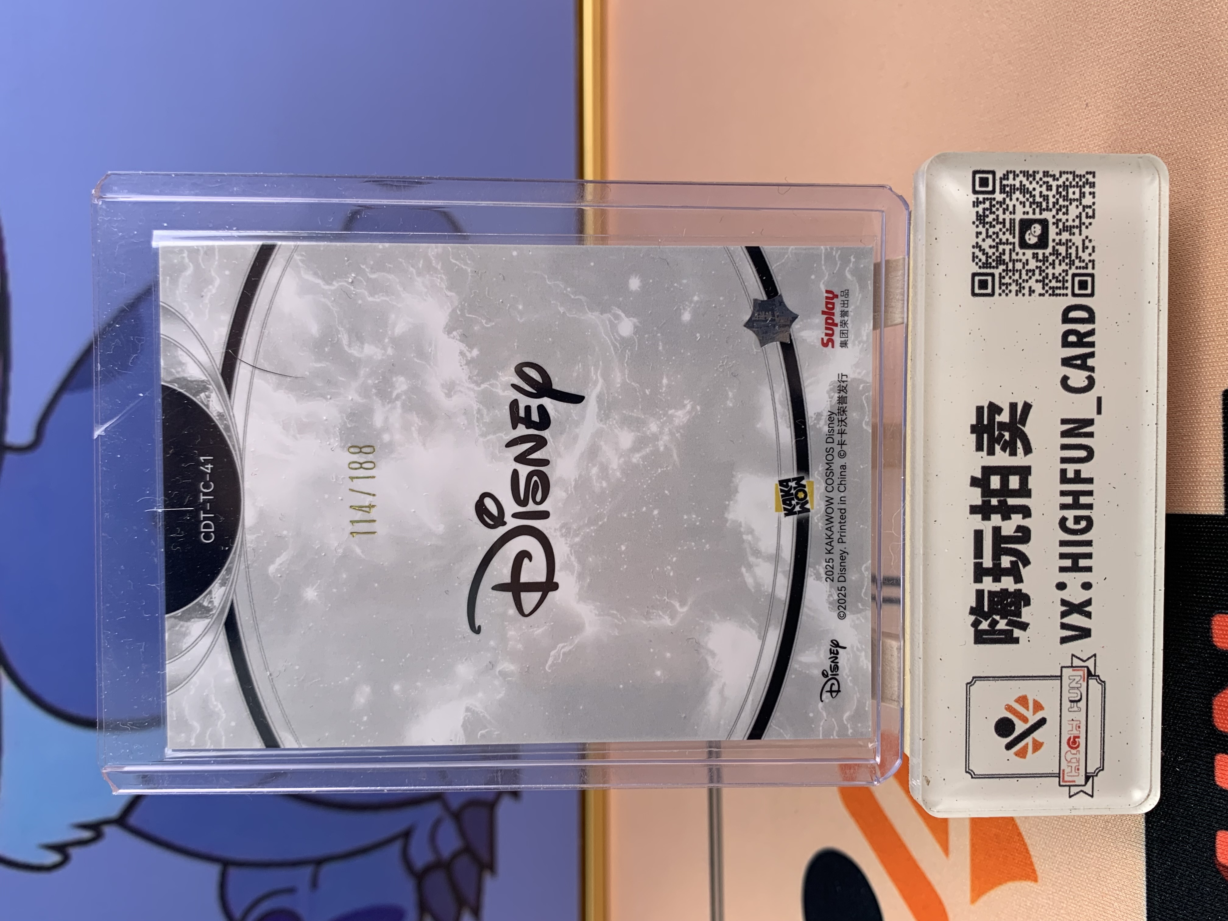 2025 Kakawow Disney 迪士尼cosmos 黛丝 chill/188 卡品如图 关联:米奇 米妮 史迪奇 小熊维尼 乐佩 艾莎 贝儿 爱丽儿 topps