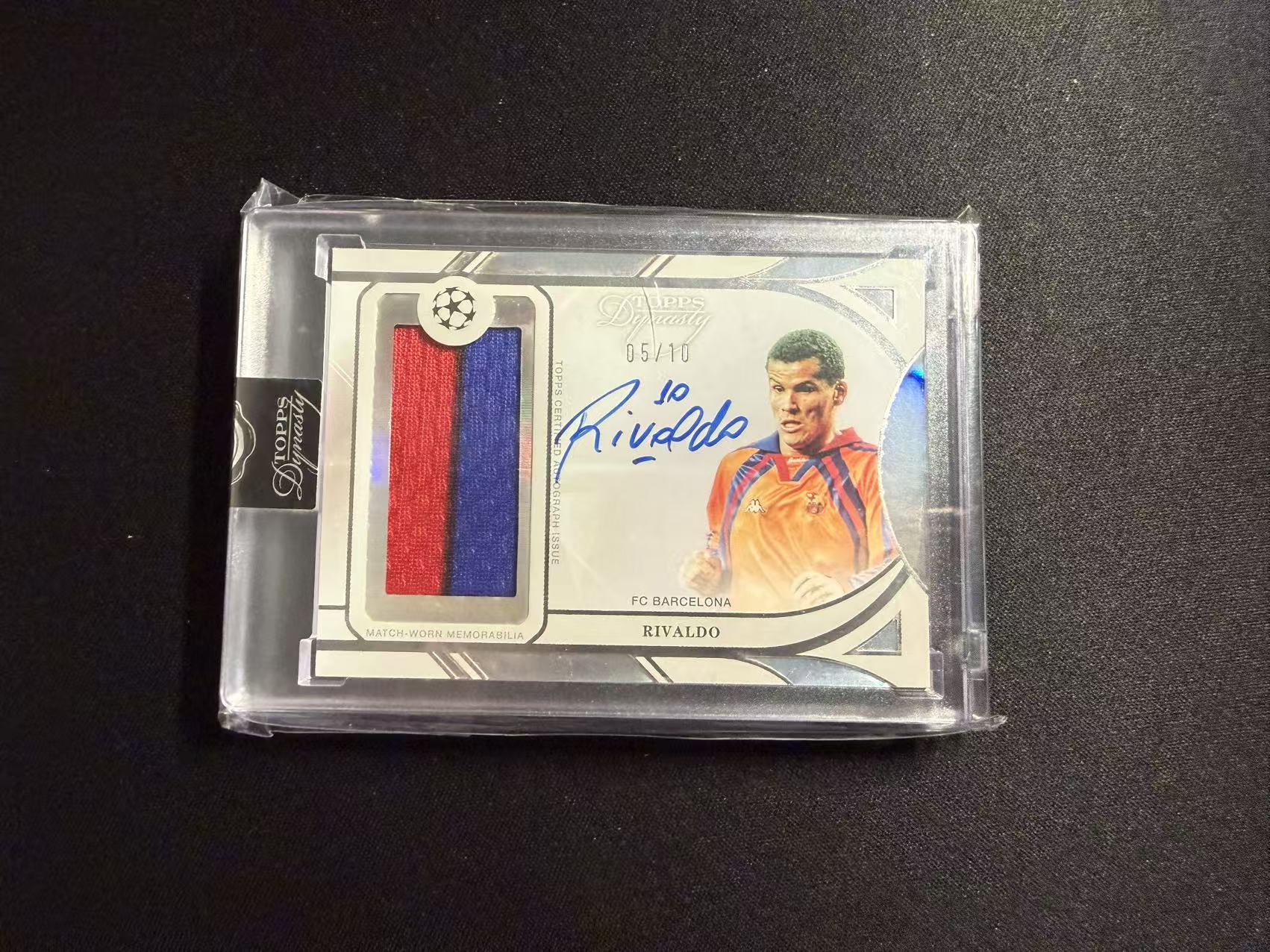 【大四喜拍卖】2025 Topps Dynasty 王朝高端 Rivaldo 里瓦尔多 5/10编 签字 签名 卡签 低编 AC米兰 巴萨 ...
