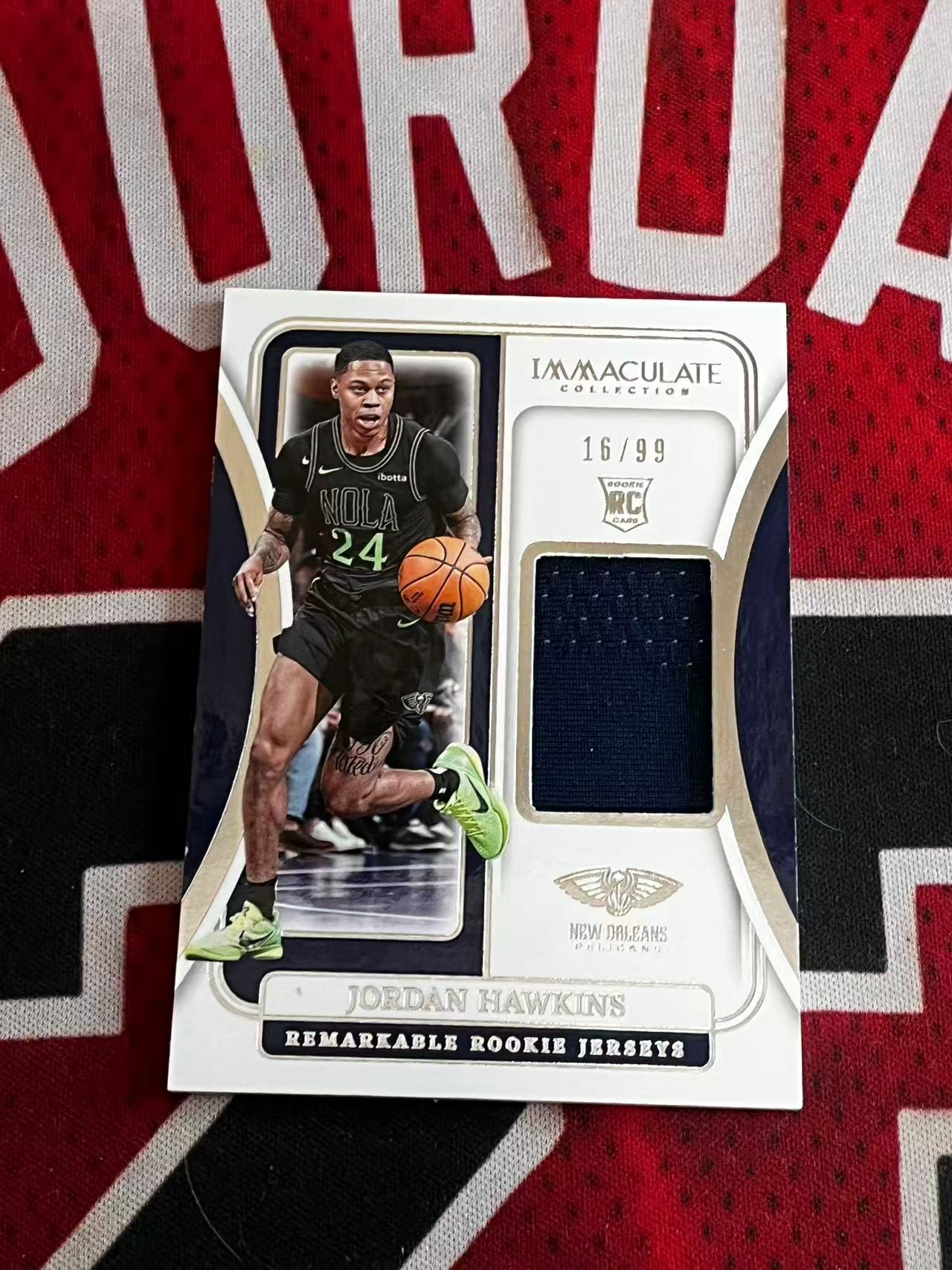 【接寄拍】2023-24 PANINI NATIONAL 国宝高端系列 鹈鹕 新秀RC 乔丹霍金斯 99编 新秀大窗球衣物料切割 衣料实物卡 专收凑套必备【烂臭嘴拍卖】