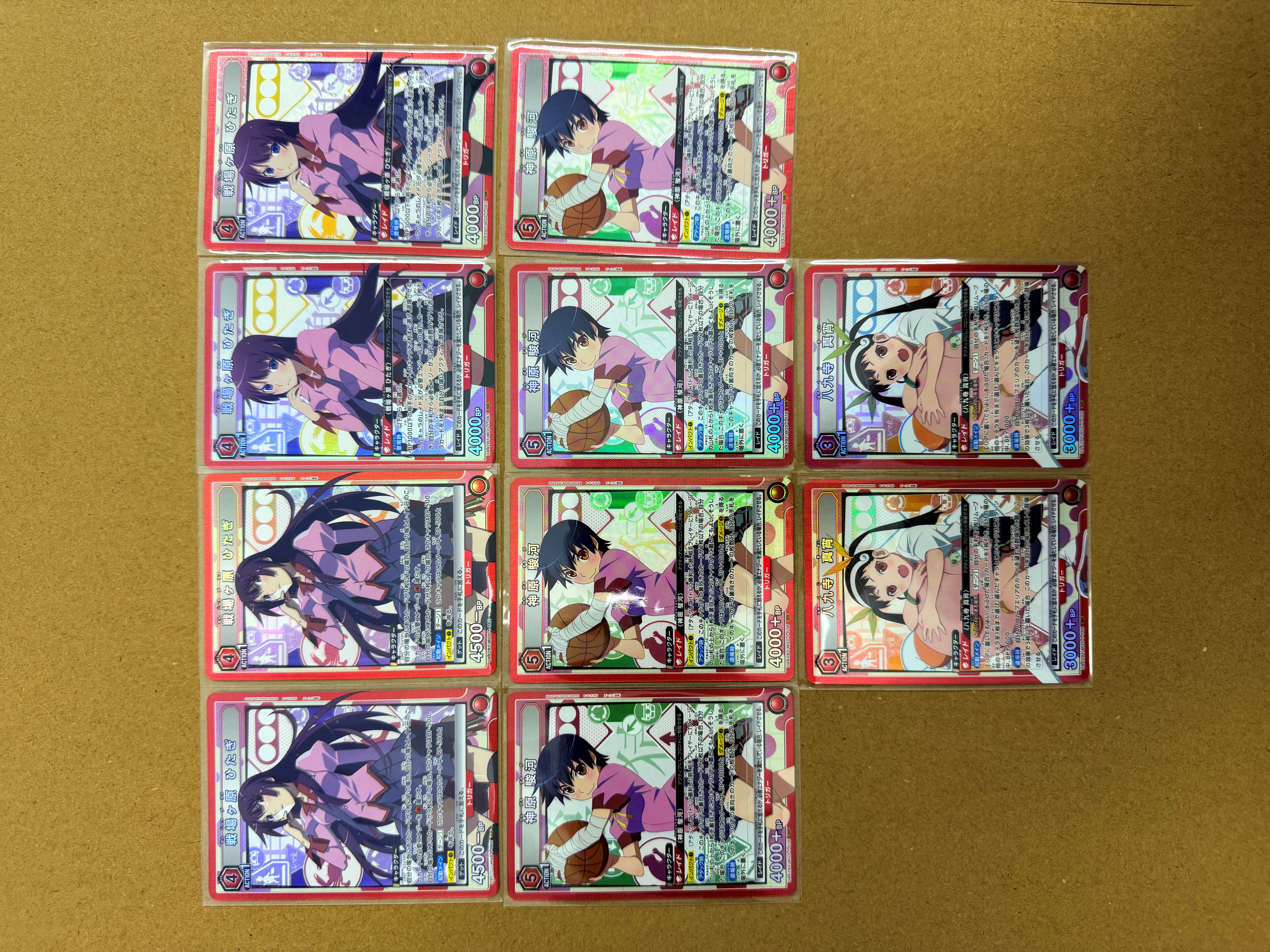 【UA携战之境】日版物语 TCG ,SR ,爆闪,闪卡,高端玩家必入!关联宝可梦,海贼王,龙珠,WS【吴】