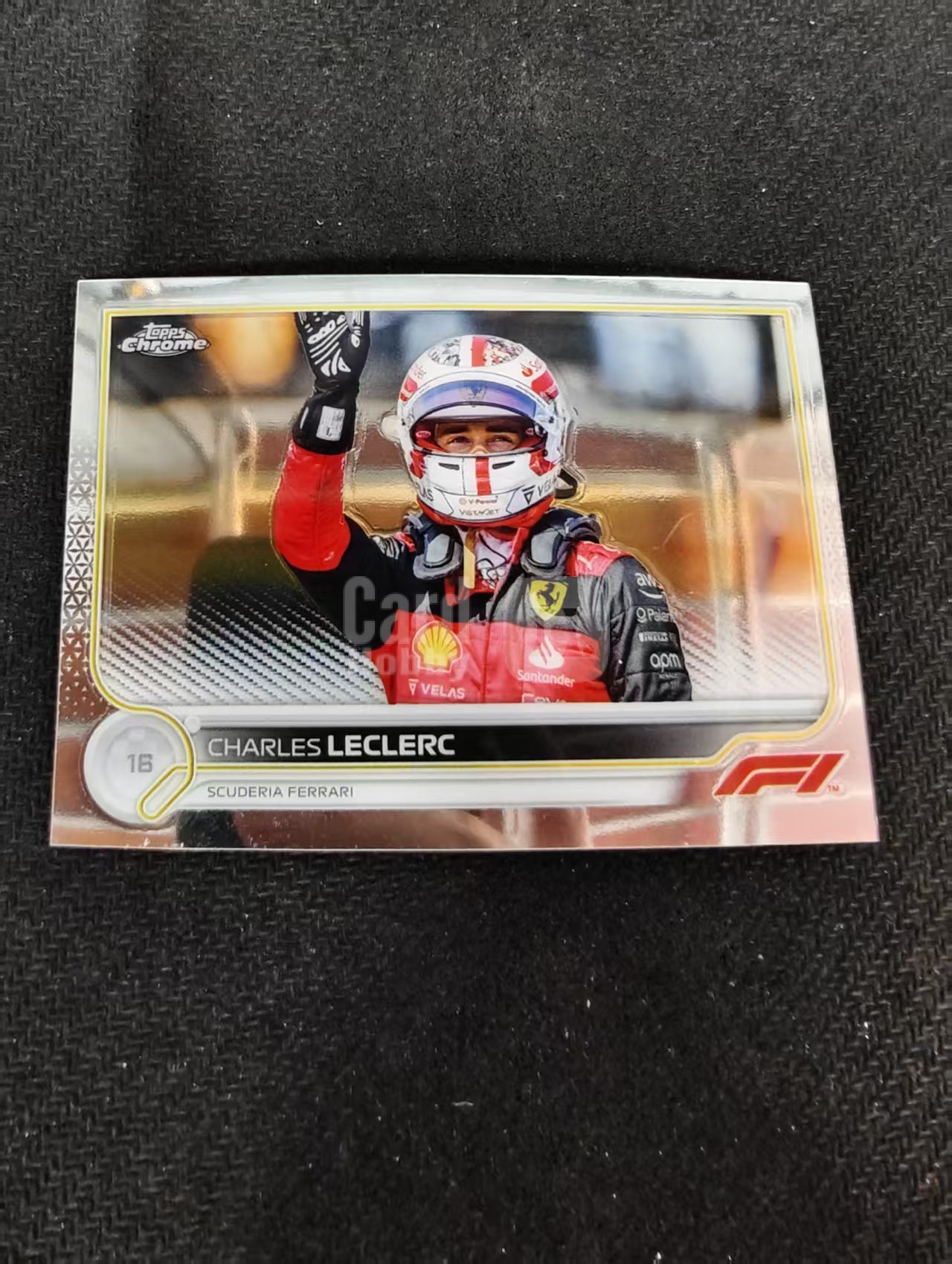 2022 Topps Chrome F1 Charles Leclerc 勒克莱尔 法拉利车队 划痕 边角瑕疵#28