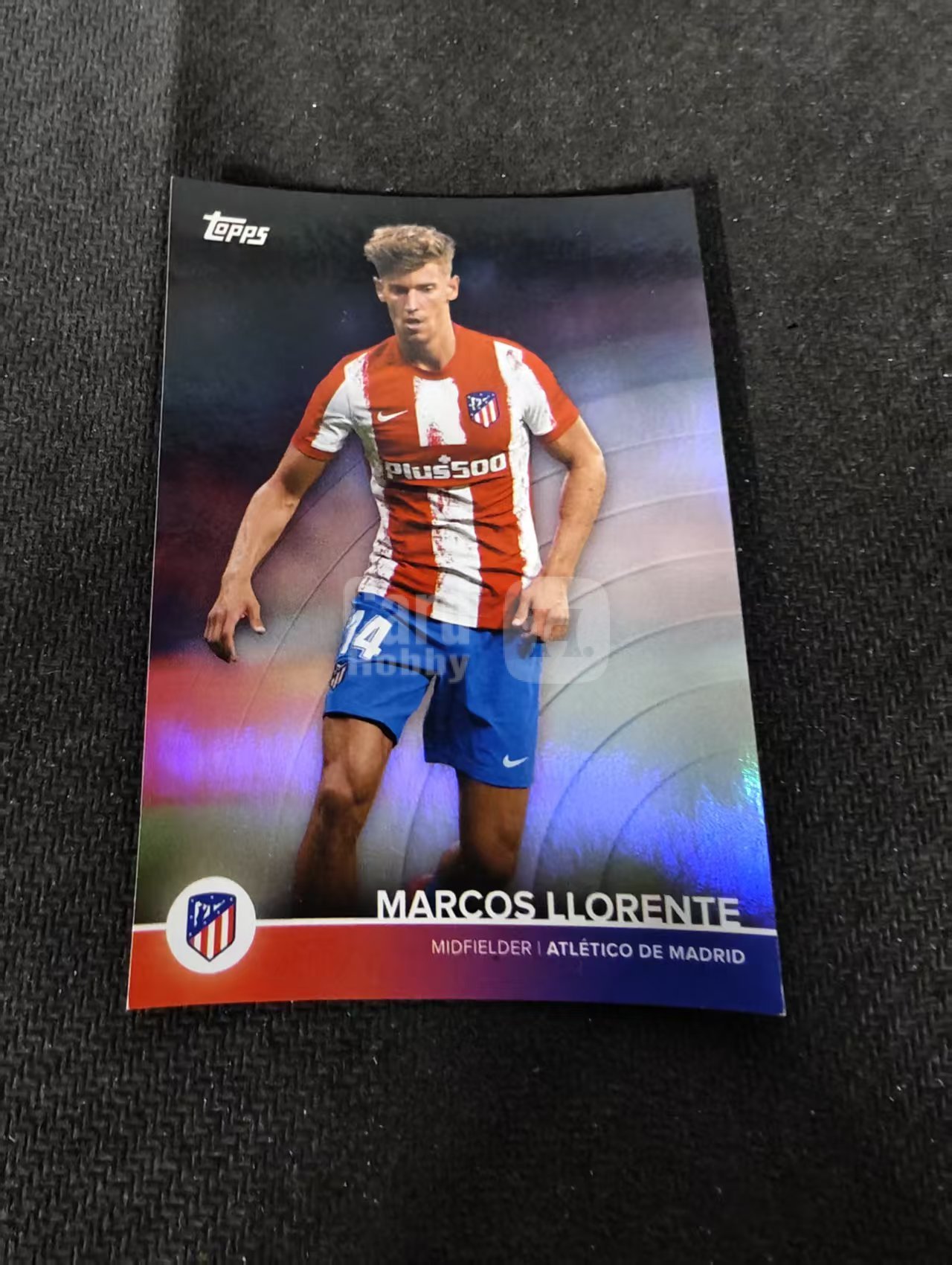 【可合并,不累计】2022 Topps 马竞队盒 Marcos Llorente Team Set 马科斯 略伦特 马德里竞技 银折 199编 划痕 边角瑕疵