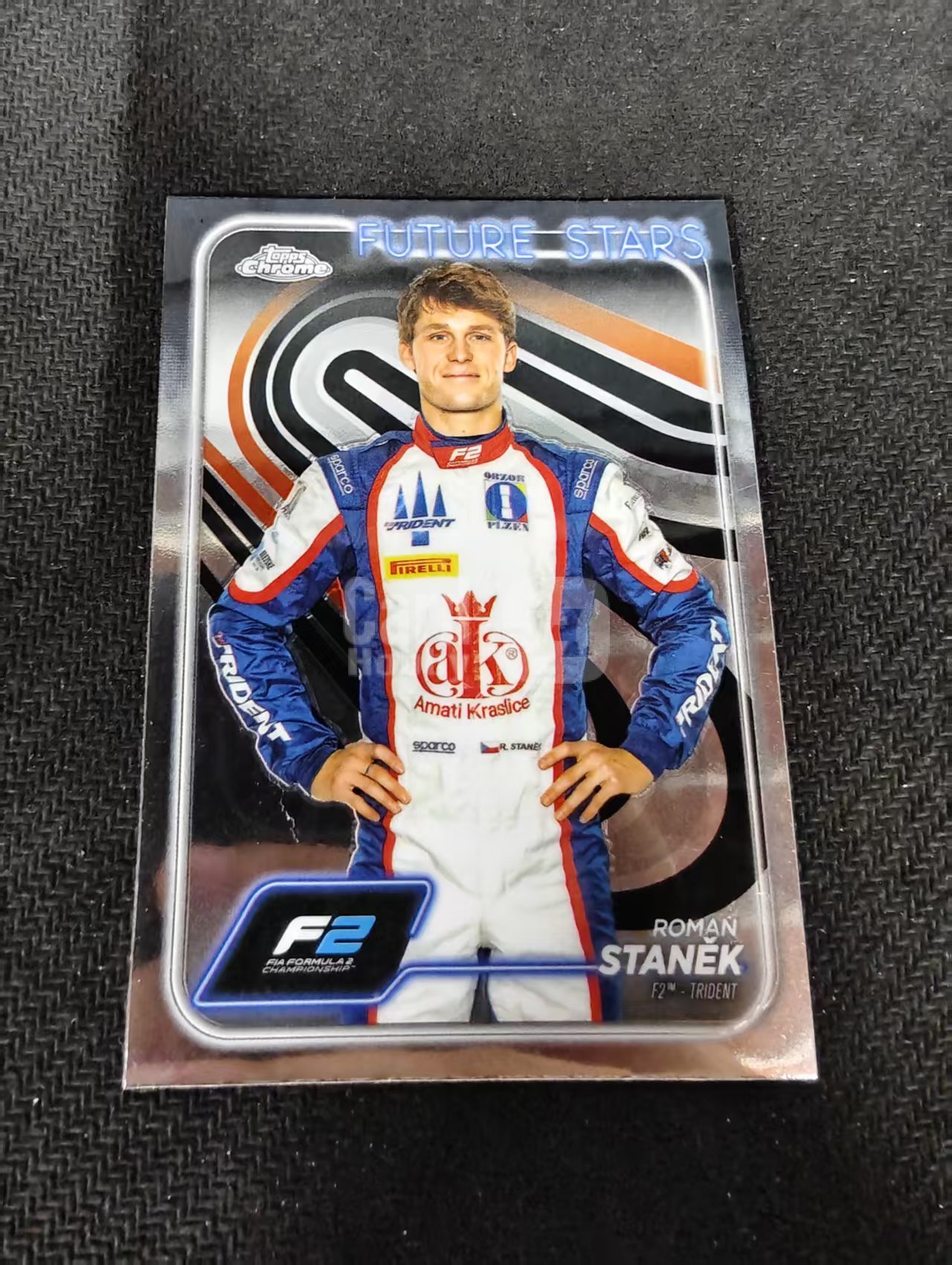2024 Topps Chrome F1 roman stanek 罗曼 斯塔内克 F2 划痕 边角瑕疵 #38