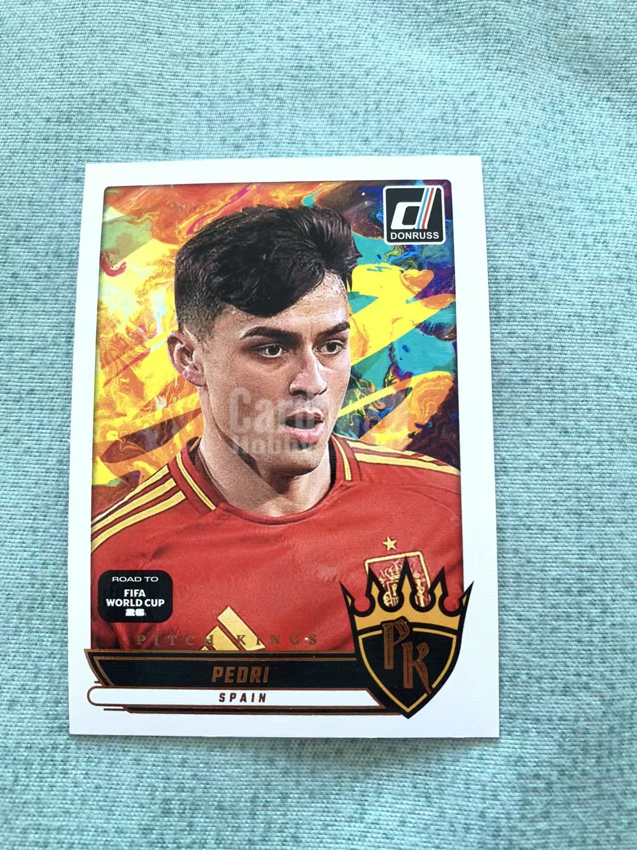 2025-26 Panini FIFA World Cup Pedri 佩德里 西班牙 油画特卡 杜蕾斯 世界杯之路 卡品如图 独代