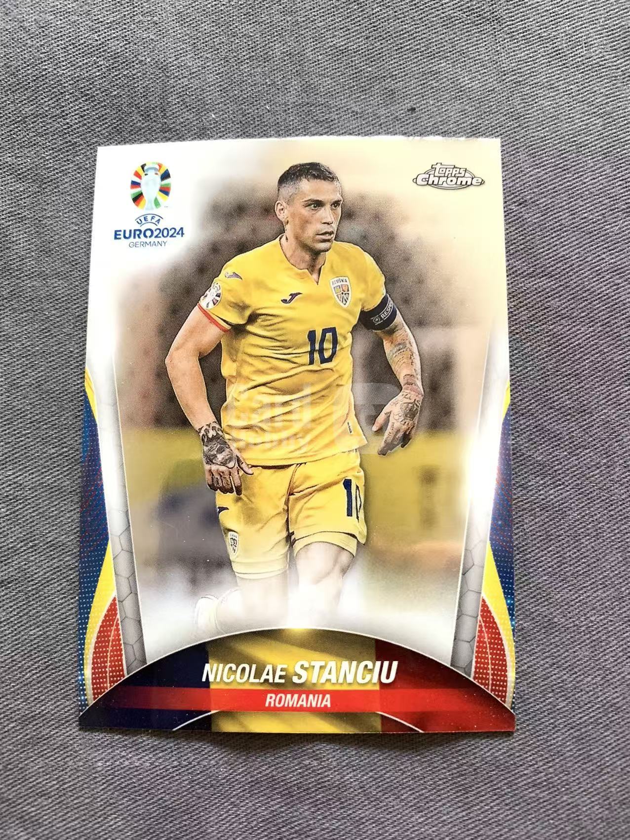 2024 Topps Chrome nicolae stanciu 尼古拉 斯坦丘 罗马尼亚 base 大连英博 欧洲杯元年TC 卡品如图 维稳