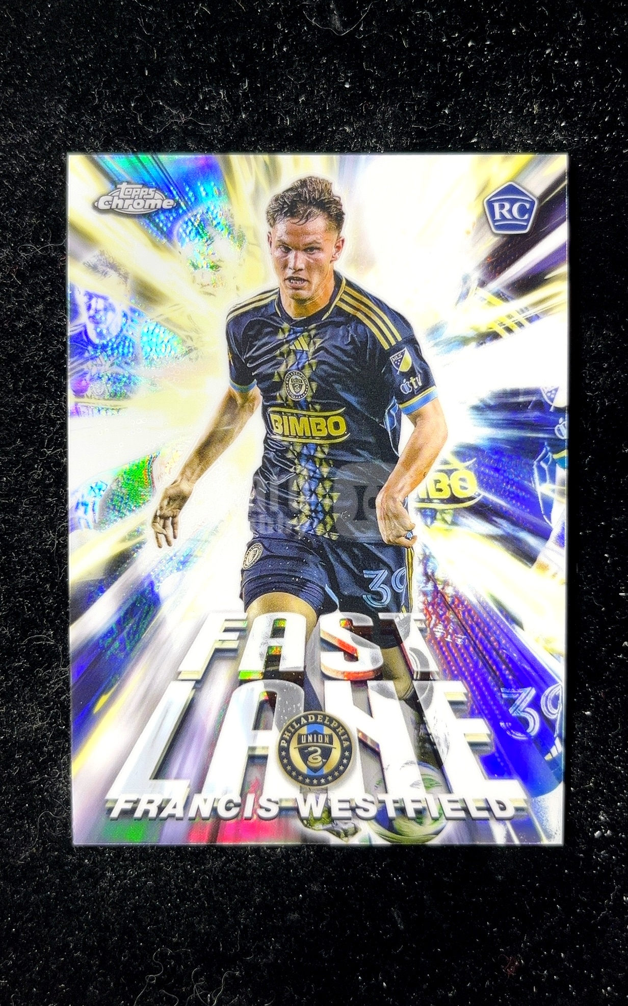 【小白1%代卖】2025 Topps Chrome Fast Lane 快车道特卡 FRANCIS WESTFIELD 弗朗西斯·韦斯特菲尔德 银折 折射 极具价值 收藏必备 0607