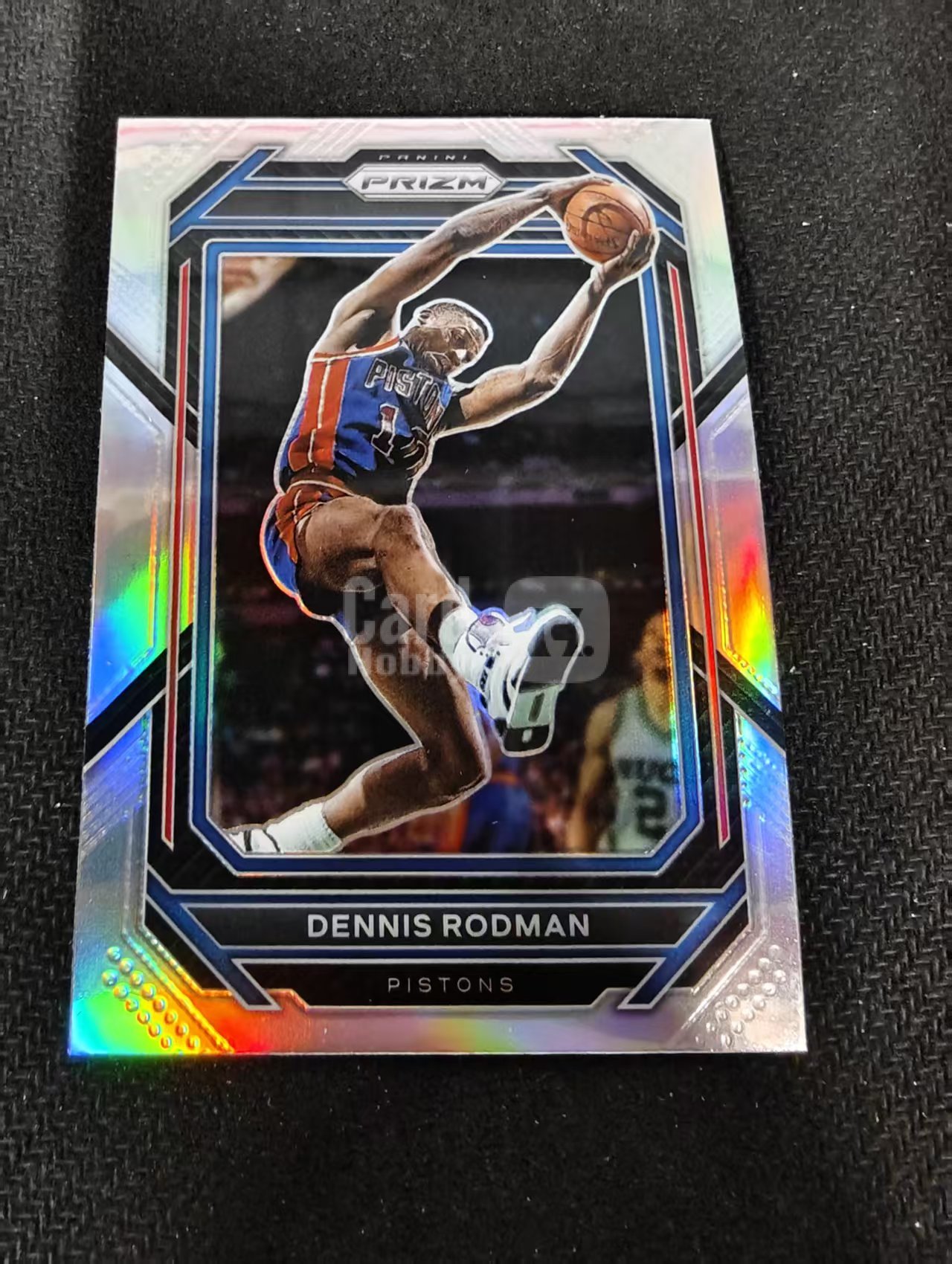 2022-23 Panini Prizm Dennis Rodman 丹尼斯 罗德曼 活塞 银折 PZ 划痕 边角瑕疵 #291