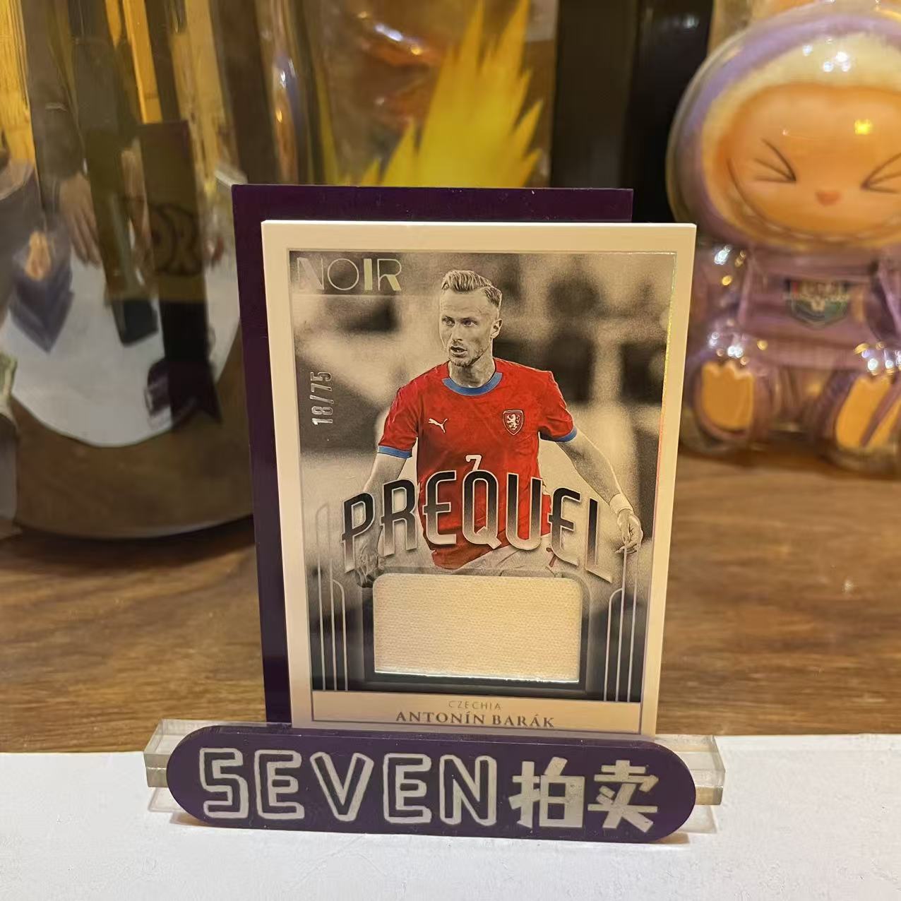 2024 Panini Noir Antonin Barak 【seven拍卖】诺尔 捷克 巴拉克 物料 18/75 卡品如图 细节如图 程昊