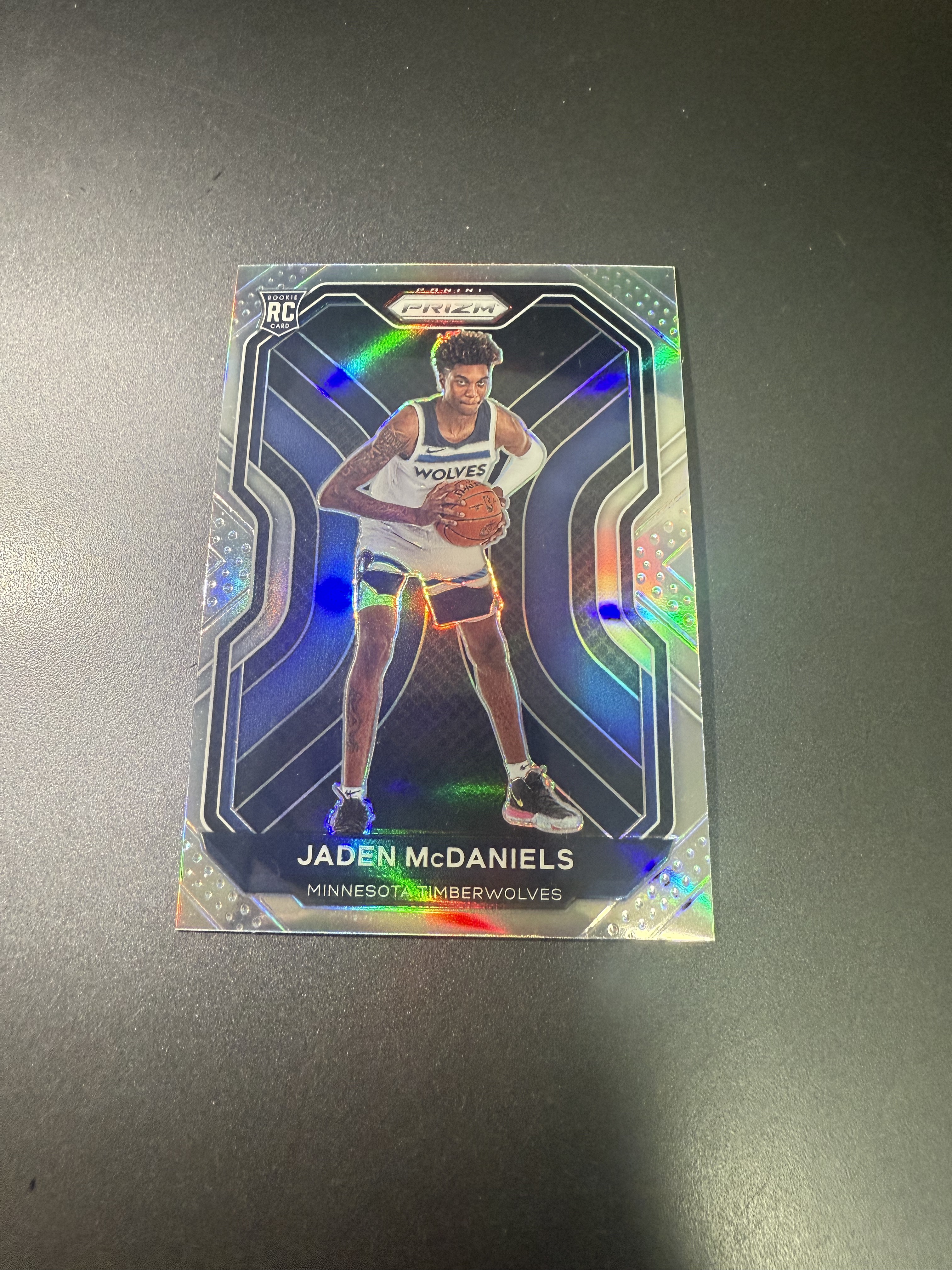 2020-21 Panini Prizm Jaden McDaniels RC 杰登 麦克丹尼尔斯 新秀 银折 T