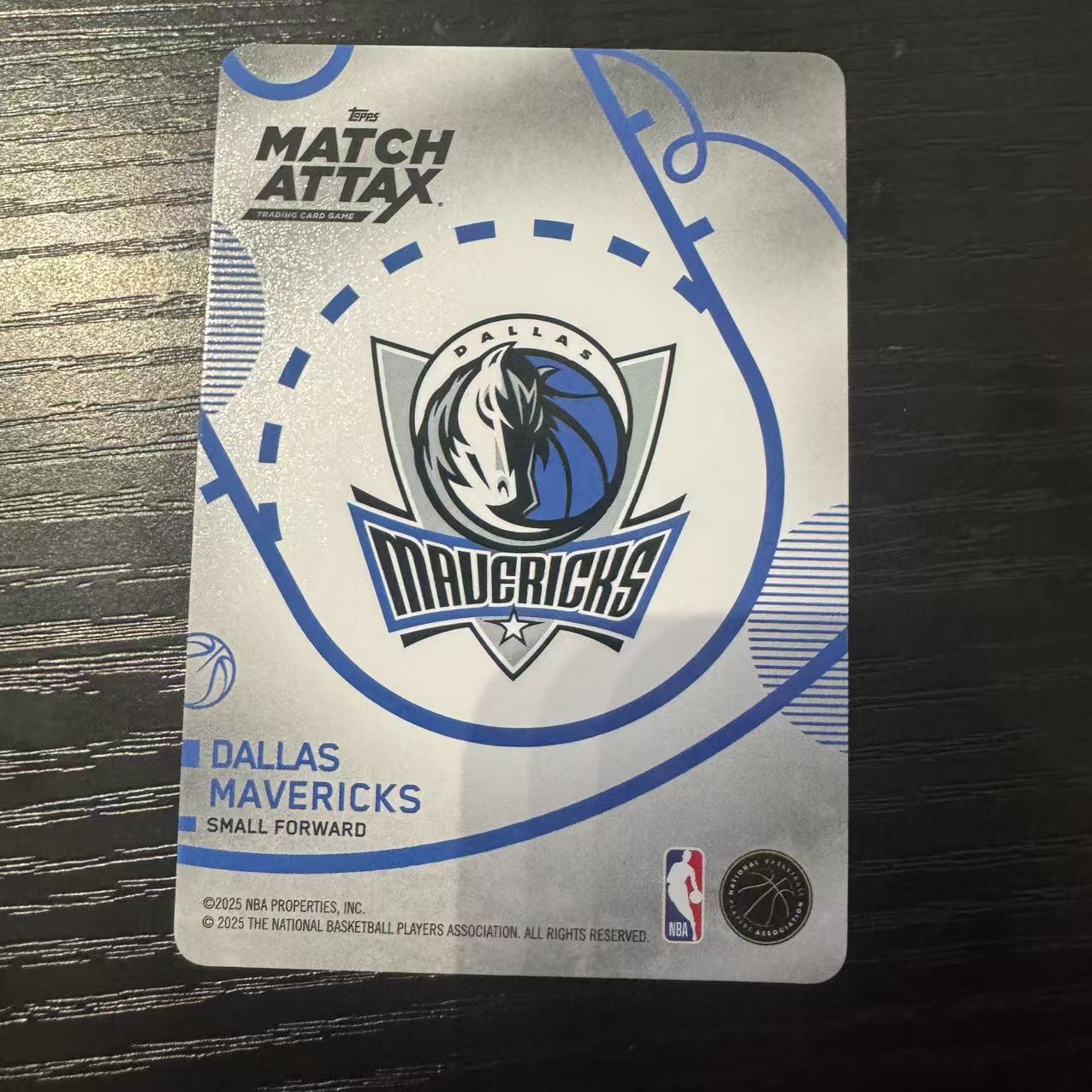 2025 Topps Match Attax Cooper Flagg RC 【猴猴旺卡】25赛季 游戏版 独行侠 库珀 弗拉格 状元 炙热新星特卡 接代拍 【姜哥】