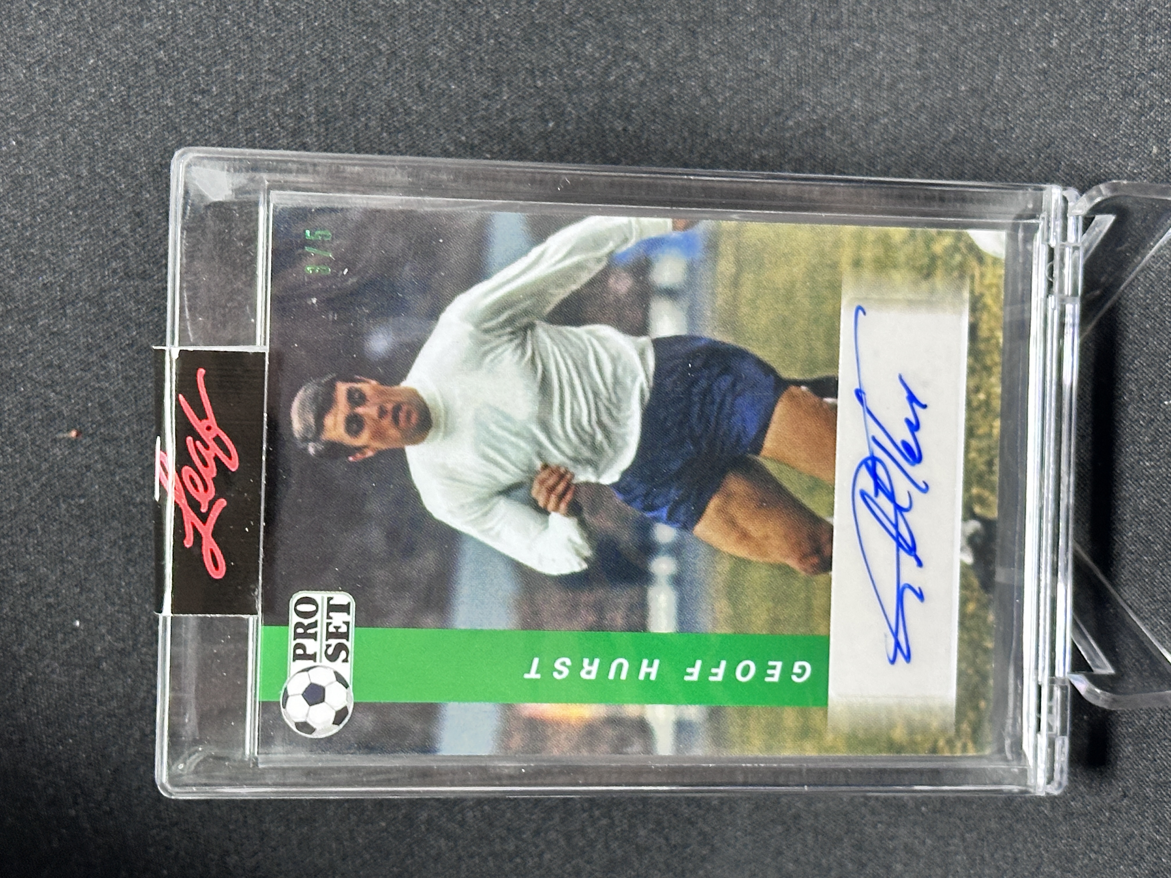 2022 Leaf Pro set Geoff Hurst 【哆哆卡社】杰夫·赫斯特 签字 5编 低编 世界杯传奇 收藏必入 卡品如图