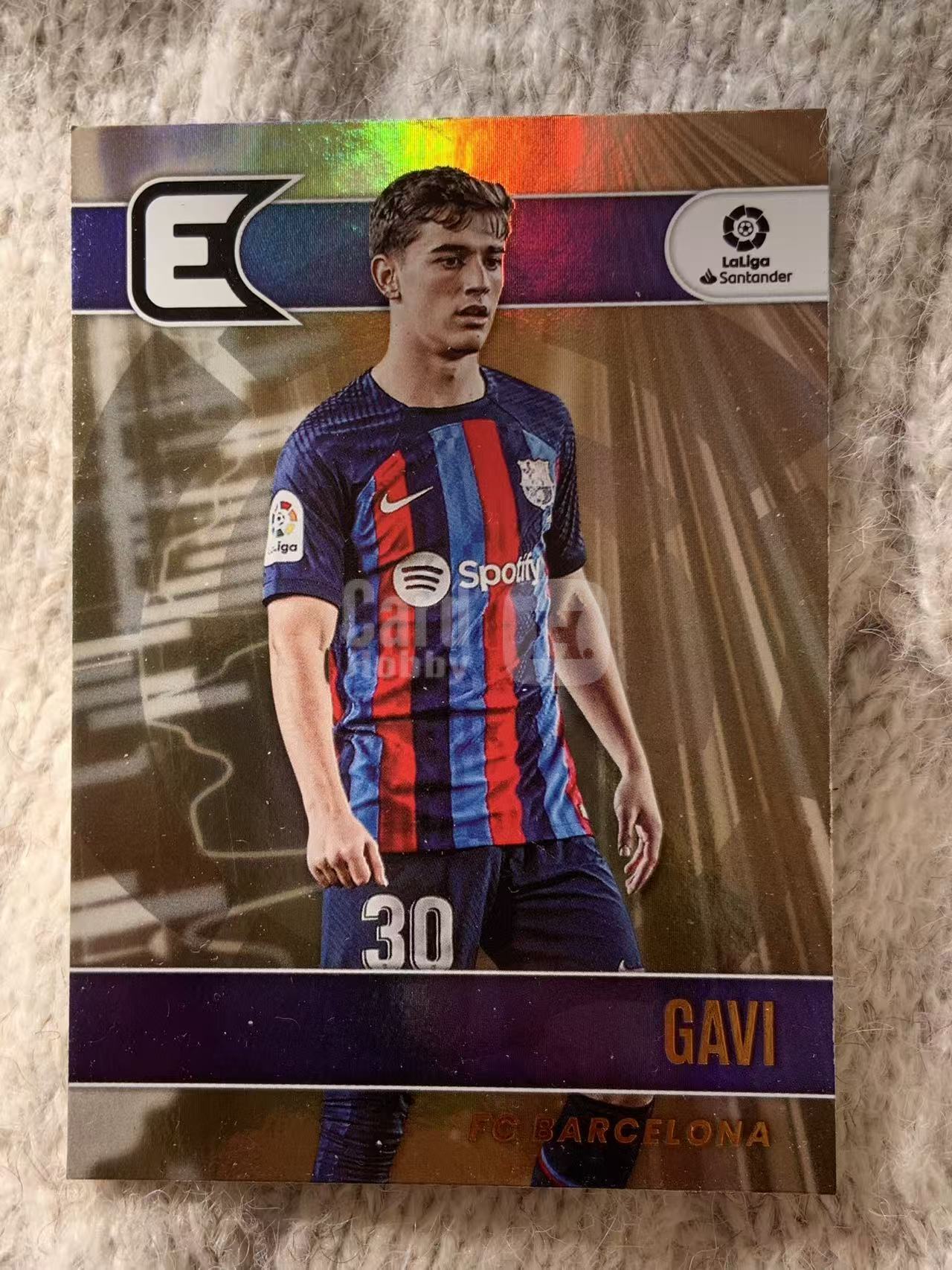 2024 Panini Essentials 西甲 Gavi 加维 - 巴萨中场新星,跑动积极抢断凶悍,随西班牙拿下世界杯冠军,新生代中场代表,凑套必备
