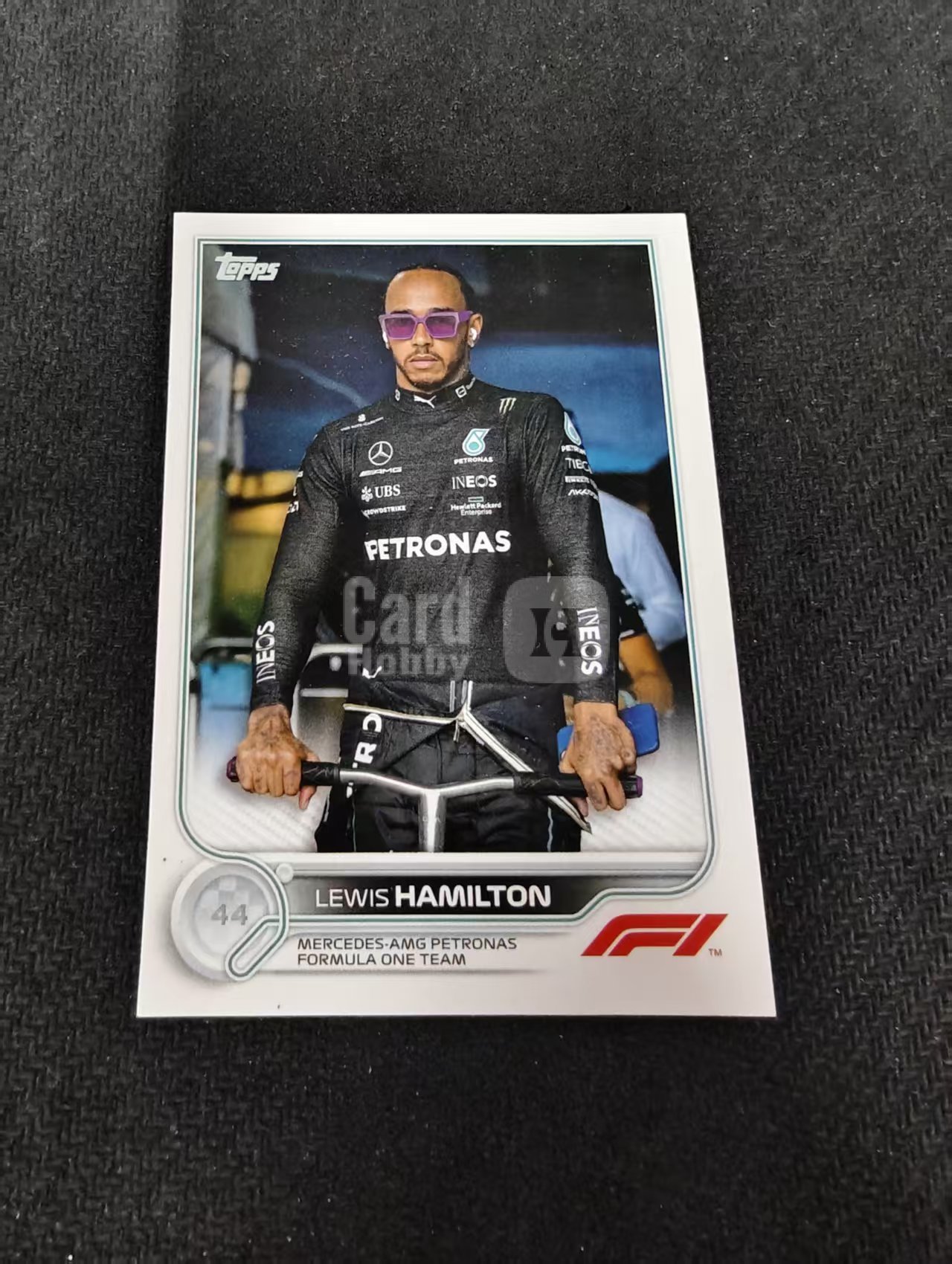 2022 Topps Chrome F1 Lewis Hamilton 刘易斯 汉密尔顿 AMG梅赛德斯奔驰 划痕 边角瑕疵 @8
