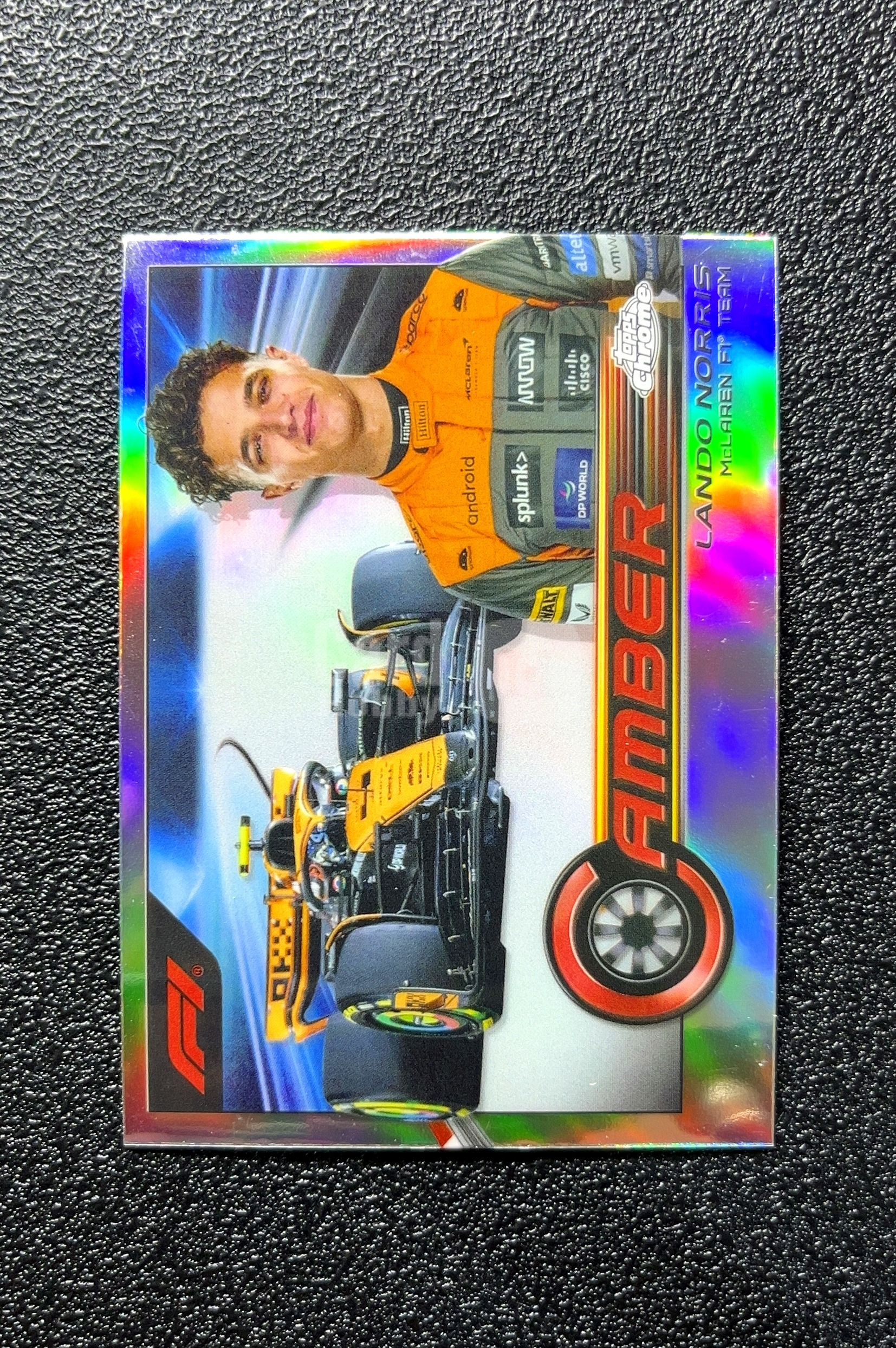 【小白1%代卖】2023 Topps Chrome Camber Lando Norris 兰多·诺里斯 银折 折射 卡品如图 高价值 McLaren F1 Team 迈凯伦 车队 0806