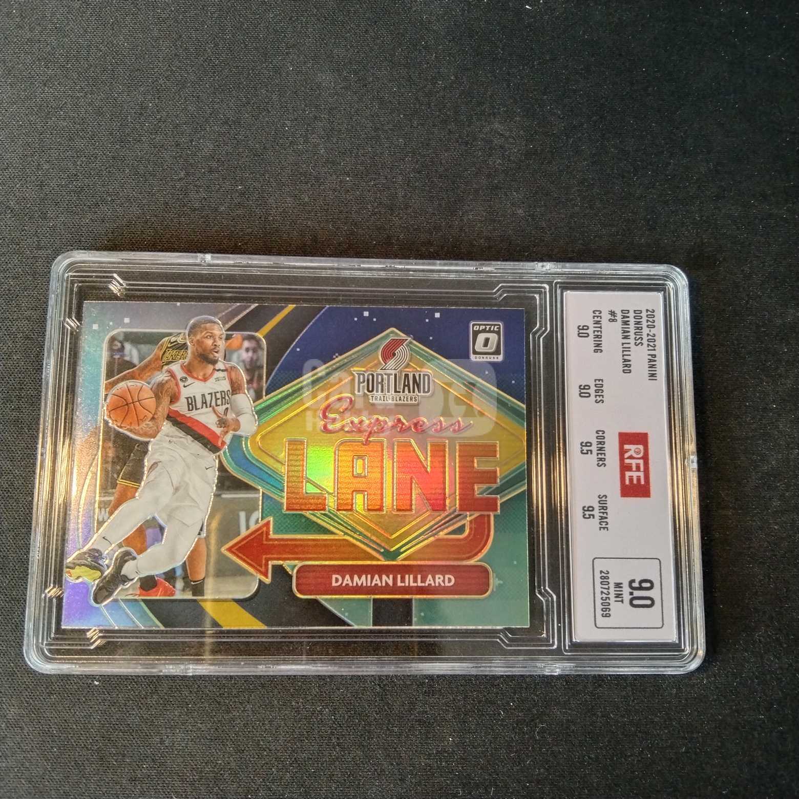 2020-21 Panini Donruss 利拉德 评级卡 开拓者 折射 实卡精美稀有 品质保障 投资收藏必备 保值回购 详情见说明【KUROKO】