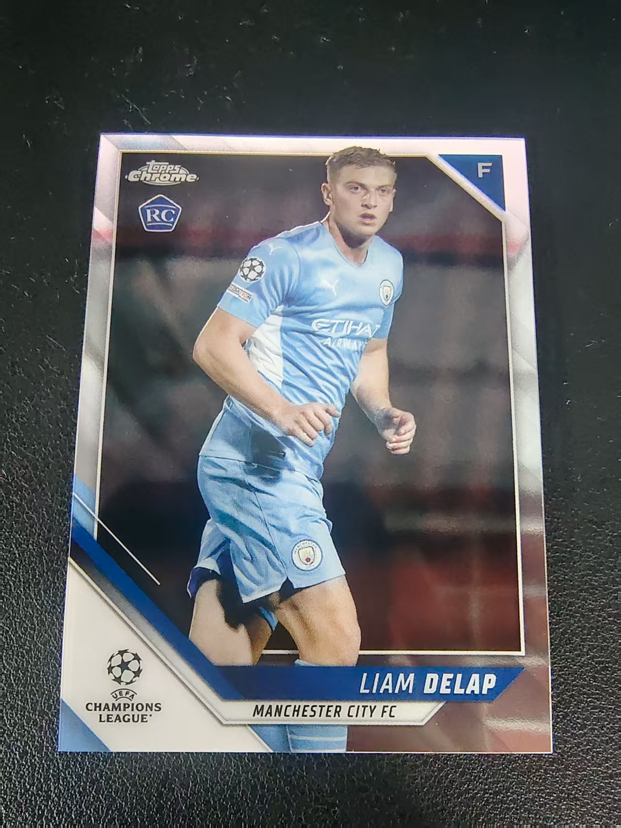 【可合并,不累计】2022 Topps Chrome Liam Delap RC 利亚姆 德拉普 欧冠 划痕 边角瑕疵 #114