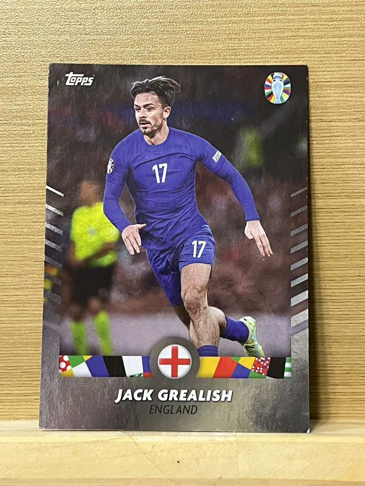 2024 Topps euro Jack Grealish 格拉利什 英格兰 穆里尼奥 白金盒 欧洲杯 实卡精美 收藏必备 A51