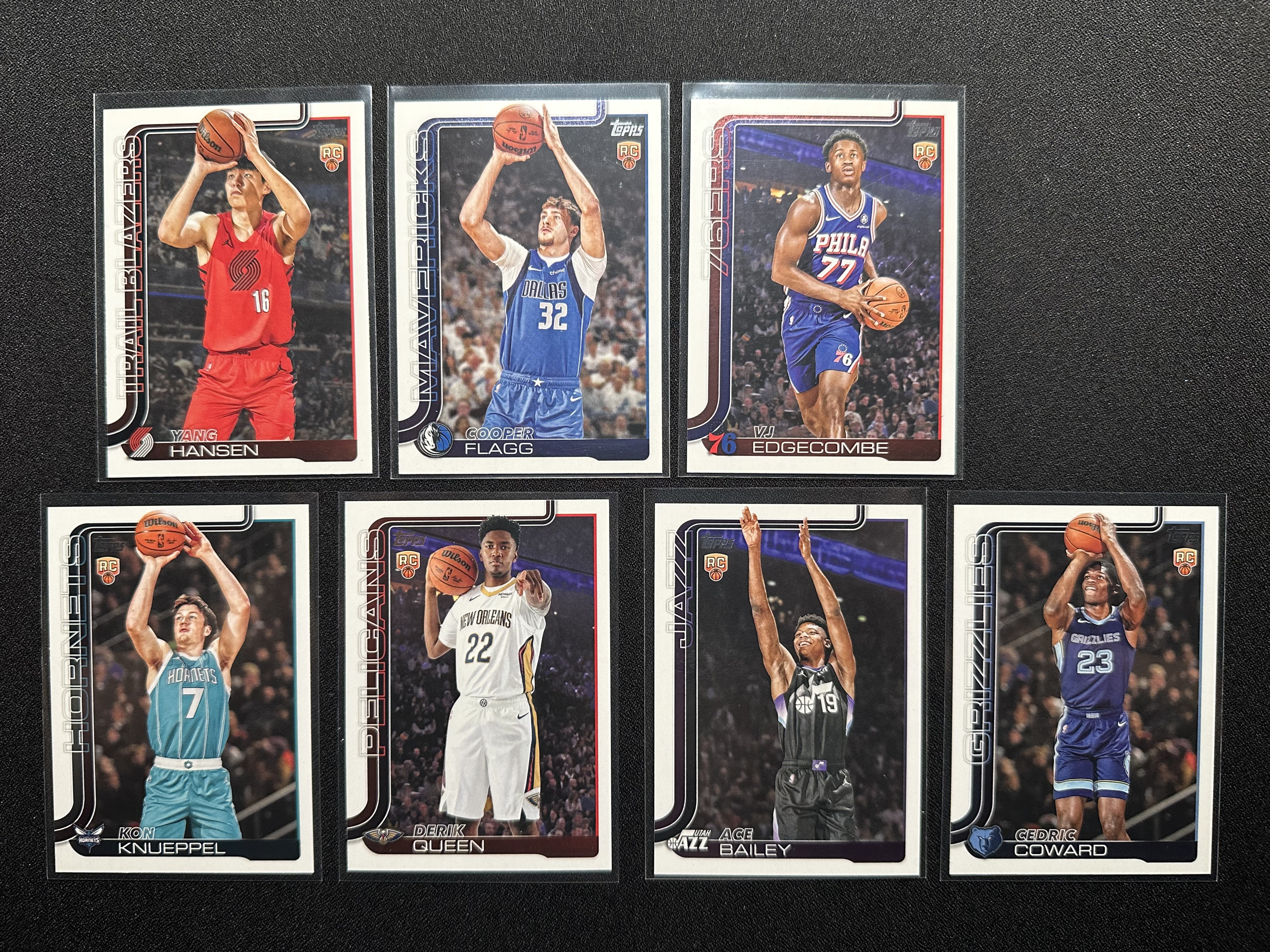 2025 Topps flagship Cooper Flagg RC 库珀 弗拉格 杨瀚森 奎因 VJ 艾斯 贝利 塞德里克 考沃德 康 克努佩尔 新秀 base