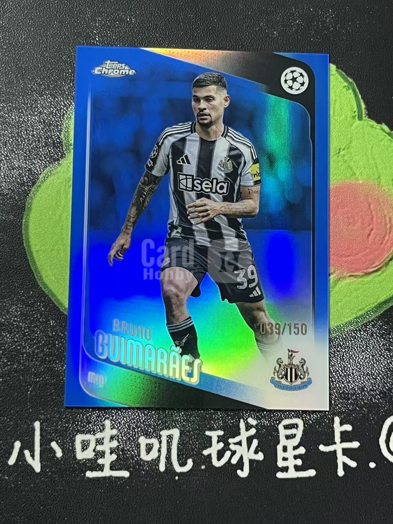 2026 Topps Topps Bruno Guimaraes 欧冠 纽卡斯尔联 布鲁诺 吉马良斯 150编 微瑕如图【ZYP代拍】羽羽