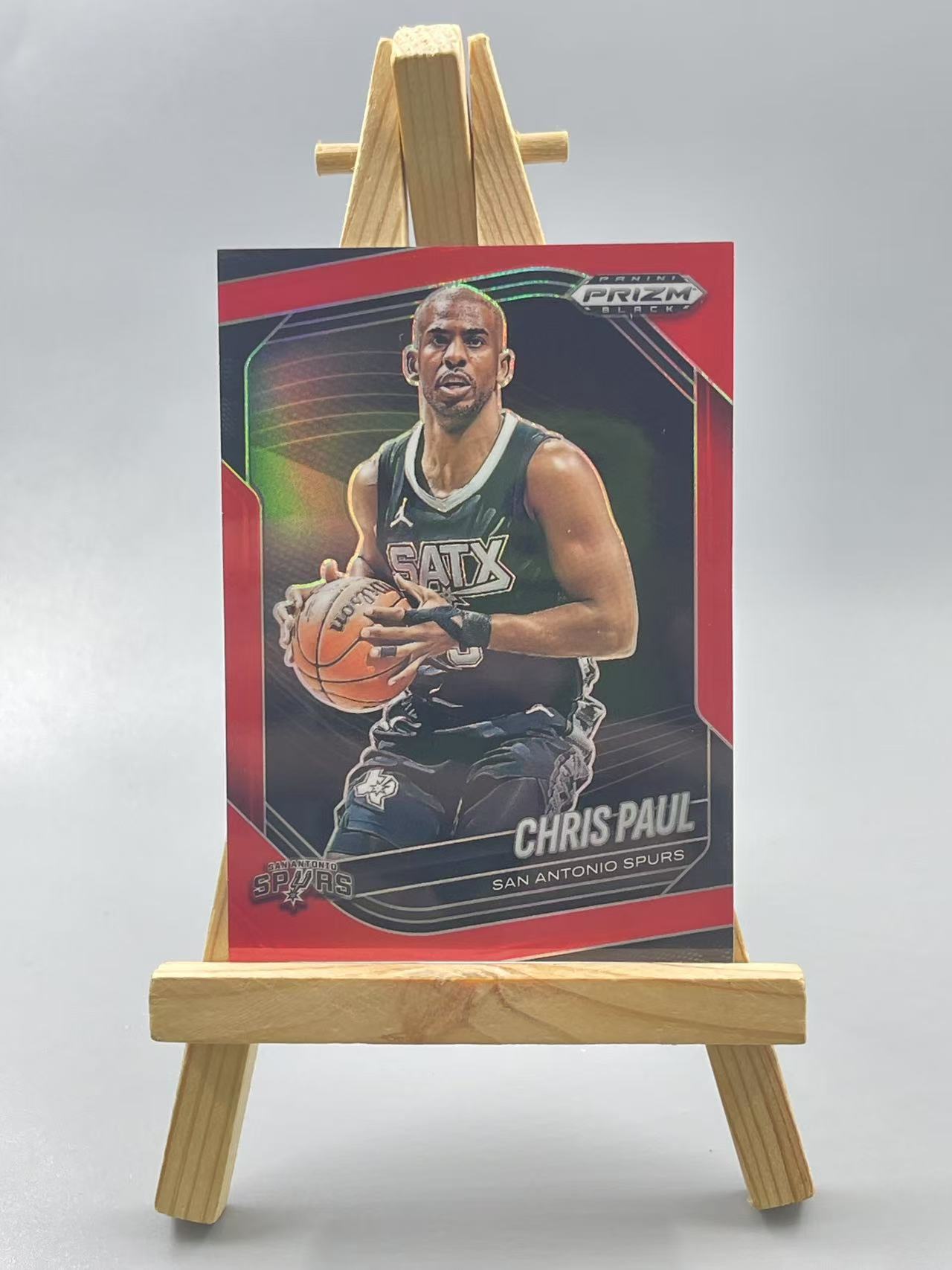 2024-25 Panini Prizm Chris Paul 【虾米】pz 马刺 克里斯 保罗 299编 折射 红折 瑕疵如图 收藏必备 点点
