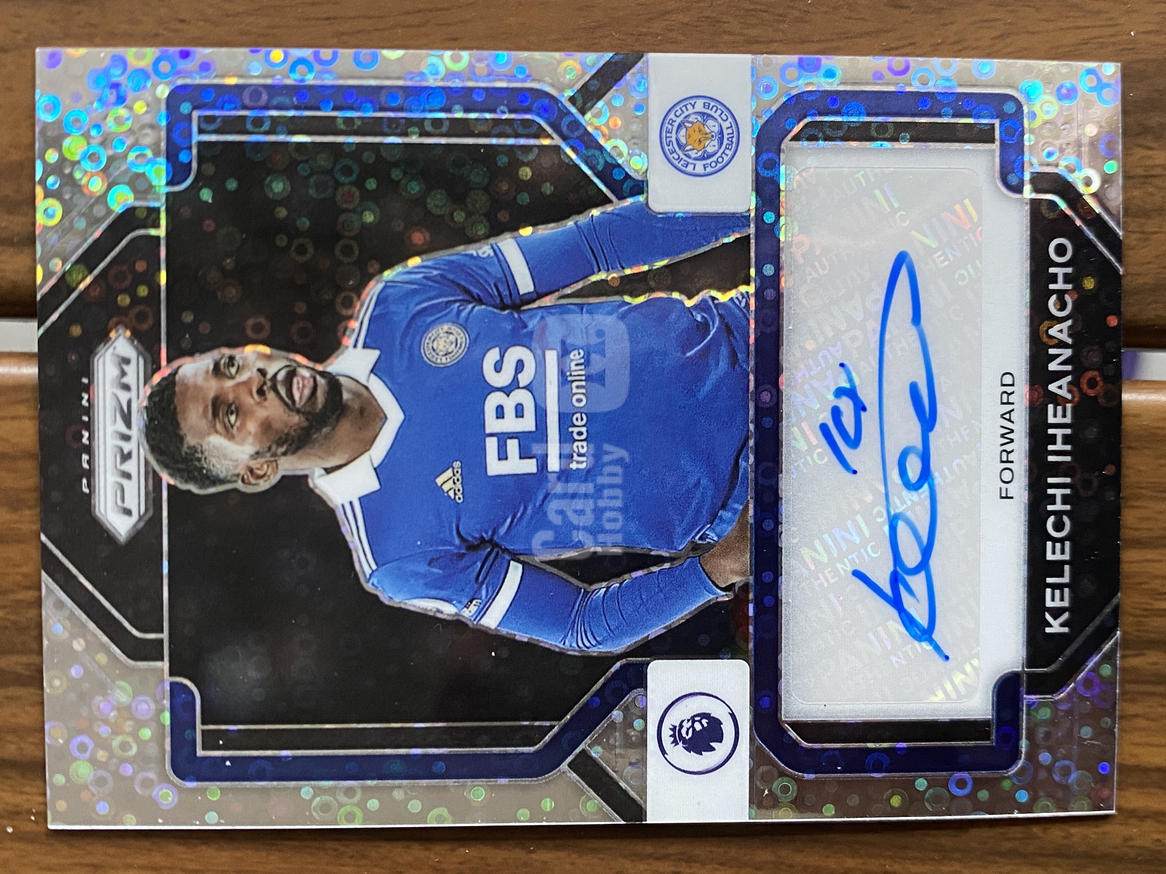 2022-23 Panini Prizm Kelechi Iheanacho 尼日利亚 英超 PZ 莱斯特城 科勒切 伊希纳乔 银泡泡折射 完美签字 卡品如图 收藏必备