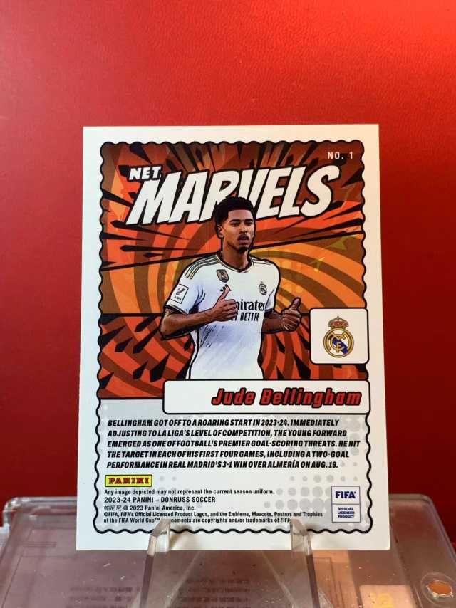 (老末精品代拍) E26 2023-24 Panini donruss 杜蕾斯 Jude Bellingham 贝林厄姆 皇马 net Marvel's 漫威特卡 凑套必备
