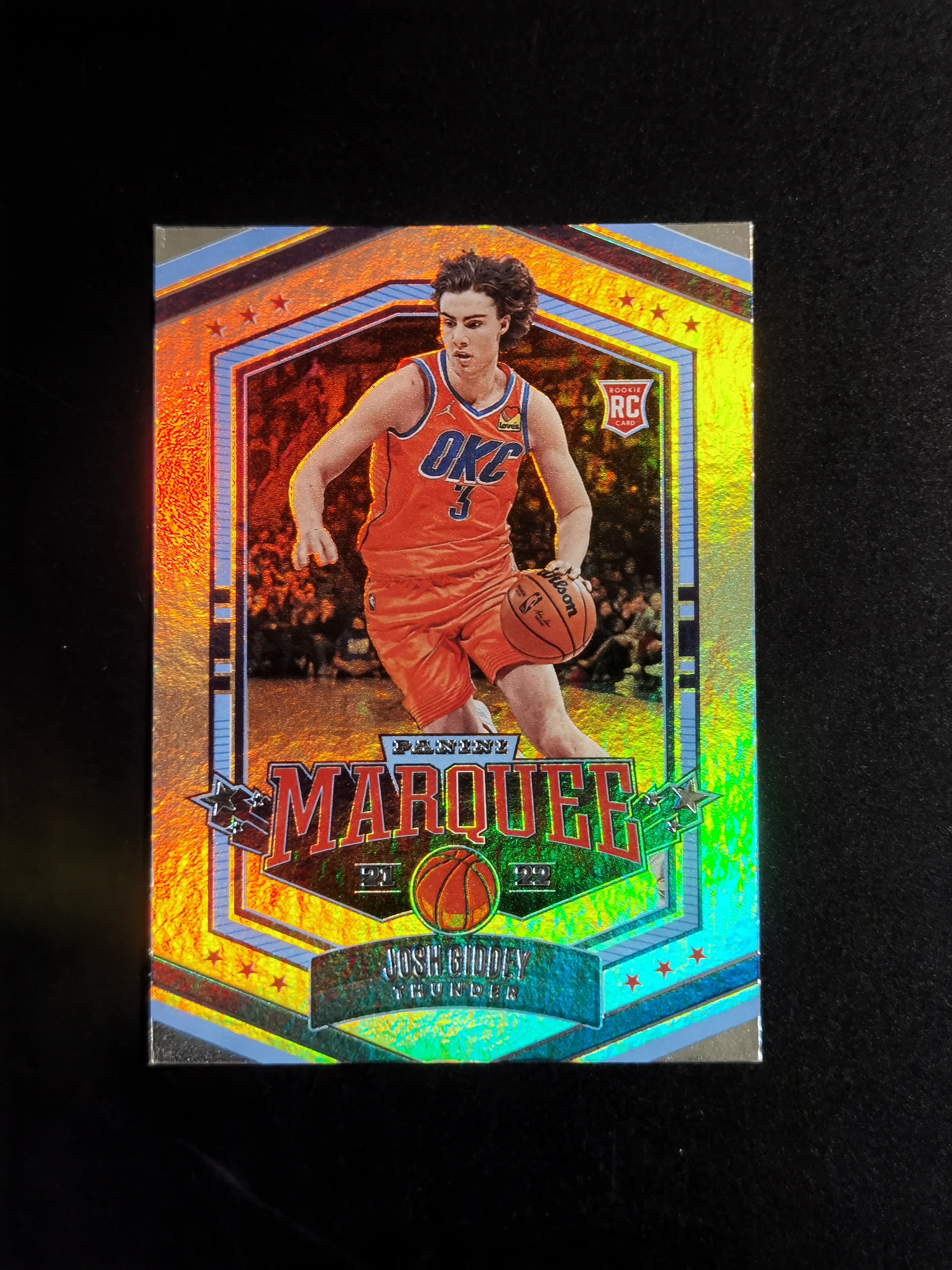 2021-22 Panini Prizm Josh Giddey RC 编年史 RC新秀 约什吉迪 MARQUEE马奎 银折 卡品如图 专收必备