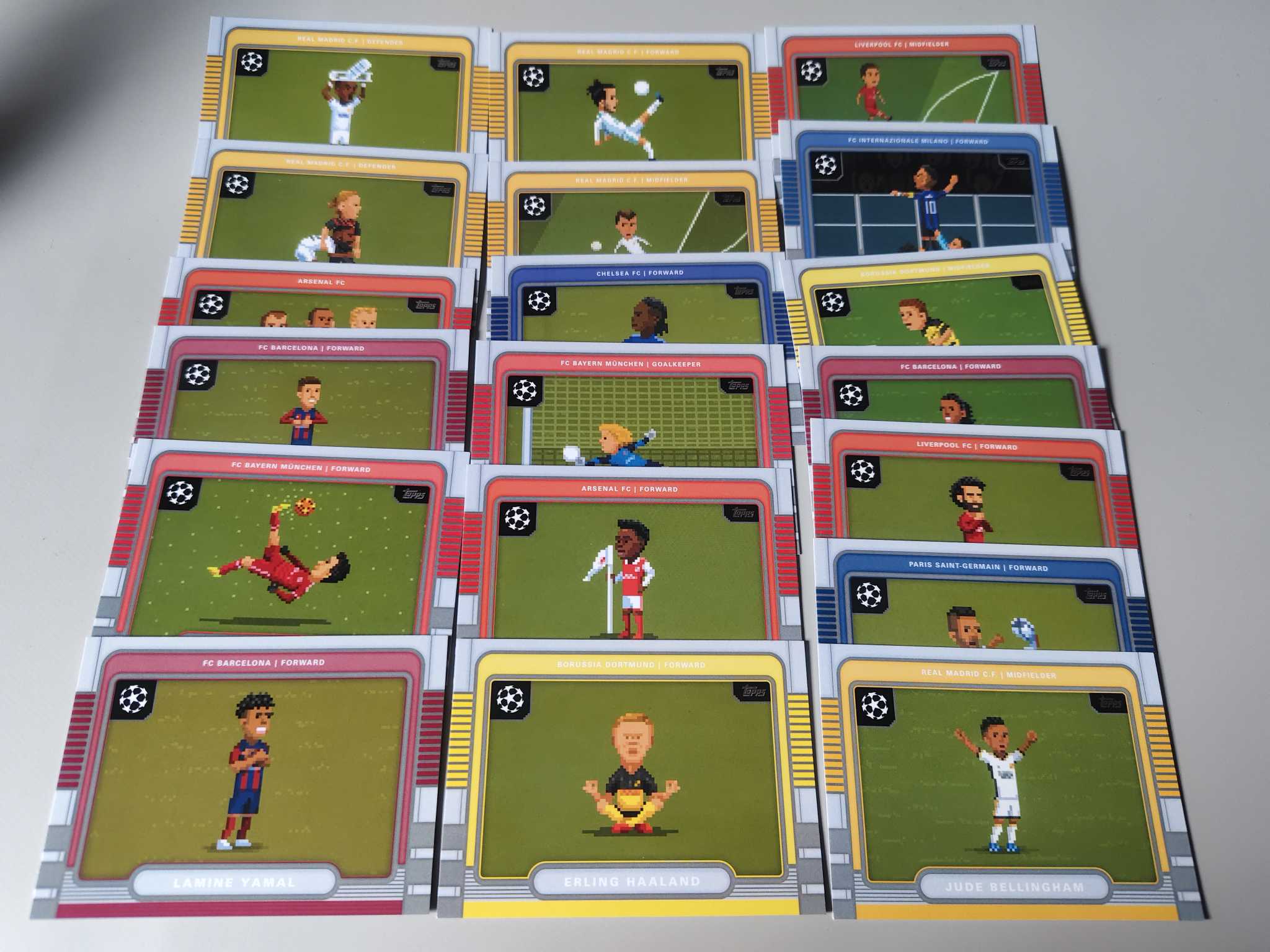 【佩妮拍卖】2025-26 topps ucc 欧冠 haaland 多特蒙德 哈兰德 巴萨 亚马尔 皇马 贝林厄姆 莱万 内马尔 萨卡 一图打包lot120 拍前请阅读描述 许哥0120