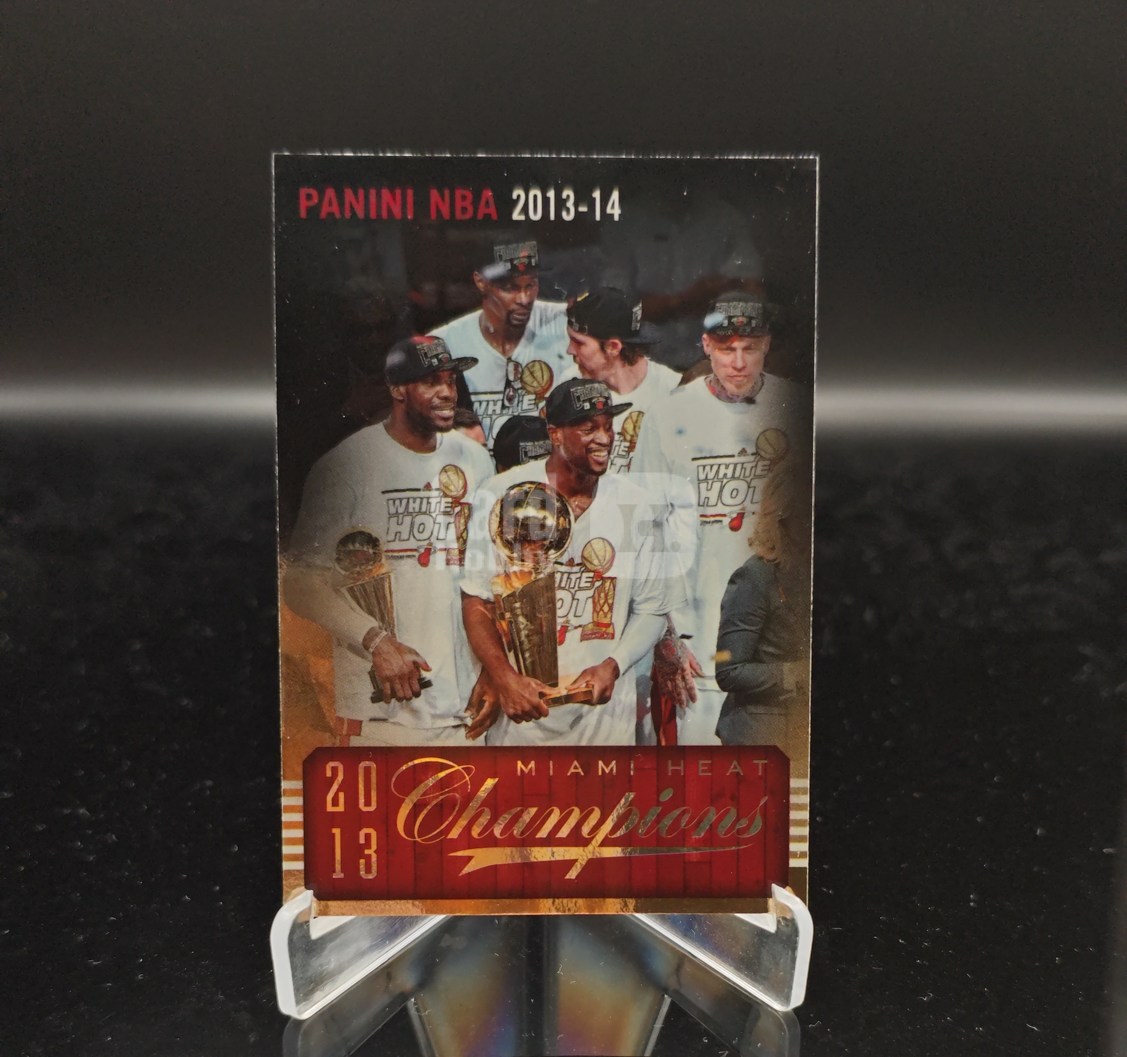 2013-14 Panini s.P.a LeBron James #151 帕尼尼 迈阿密热 碰杯 总冠军 韦德 波什 勒布朗詹姆斯 卡品如图