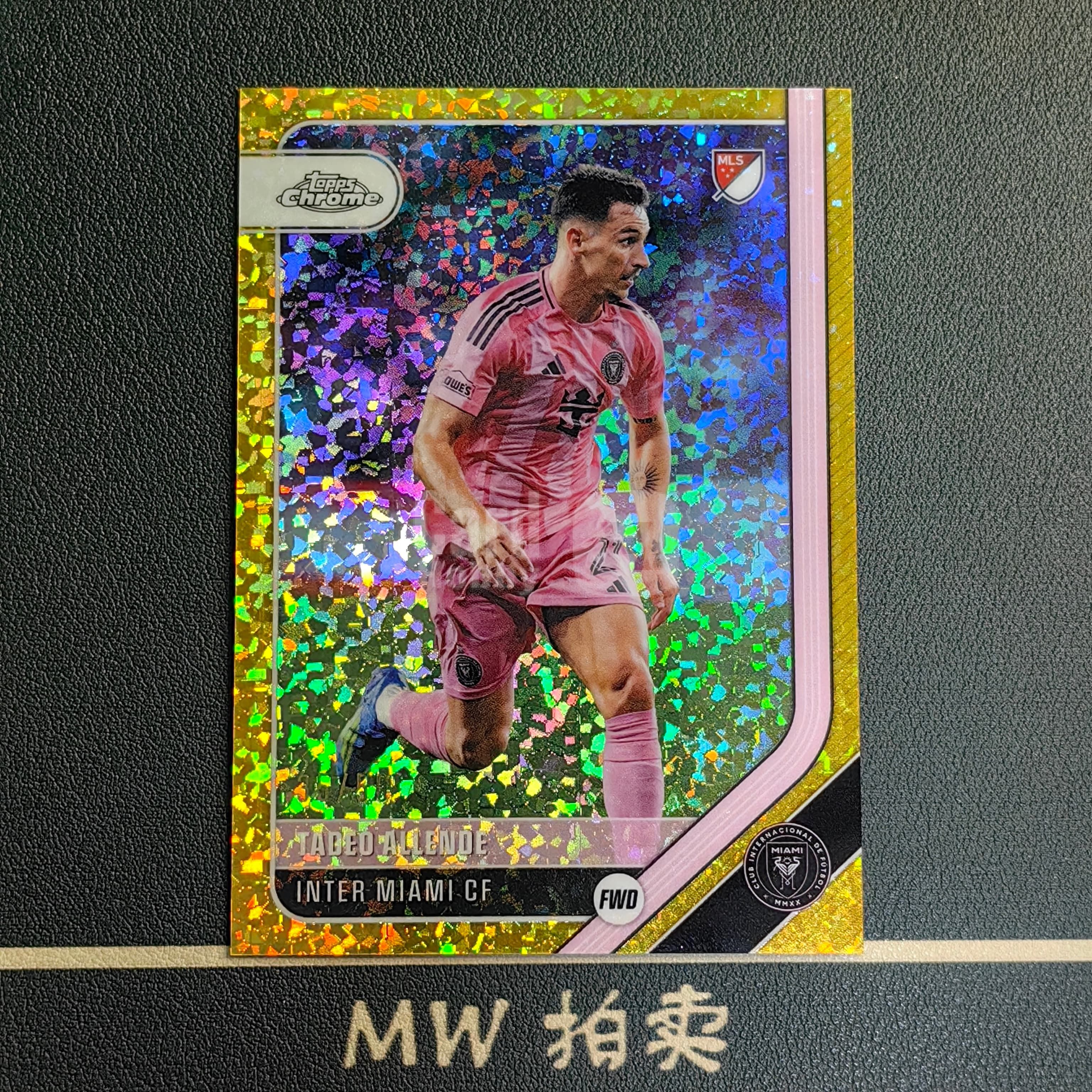 【MW拍卖】 塔迪奥阿连德 /50编 2025-26 Topps Chrome 金碎钻折 MLS 美职联 TADEO ALLENDE 迈阿密国际 -璐