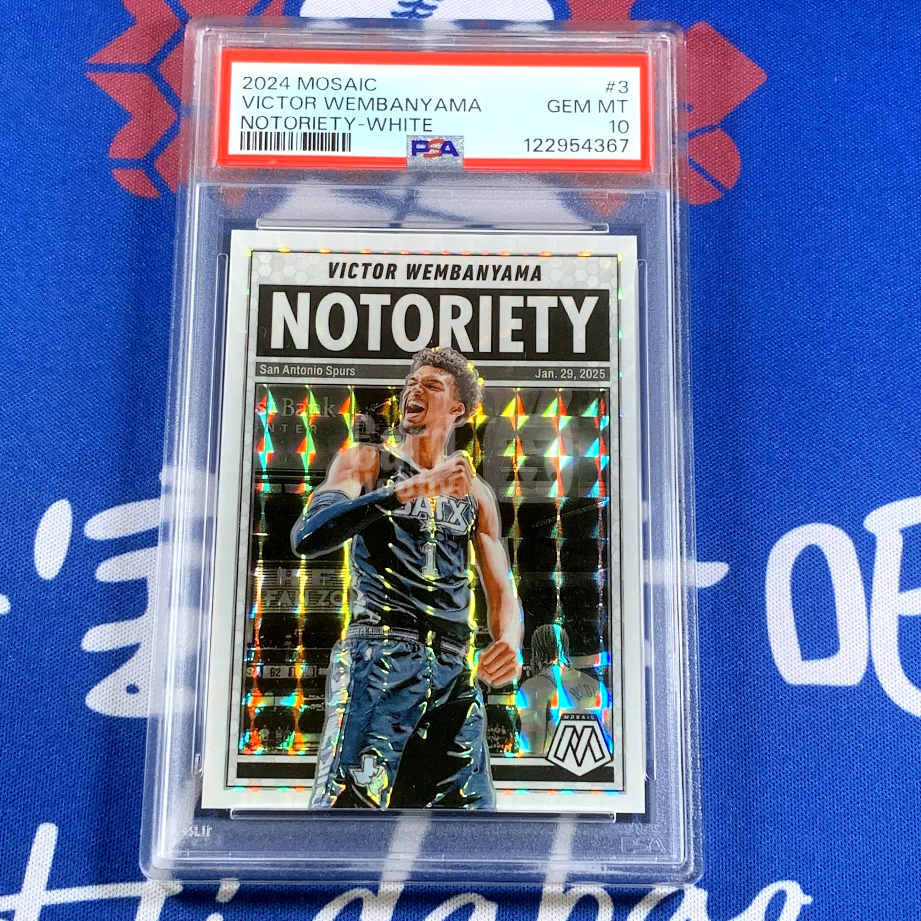 2024-25 Panini Mosaic Victor Wembanyama 【海宝】末年马赛克马刺文班 