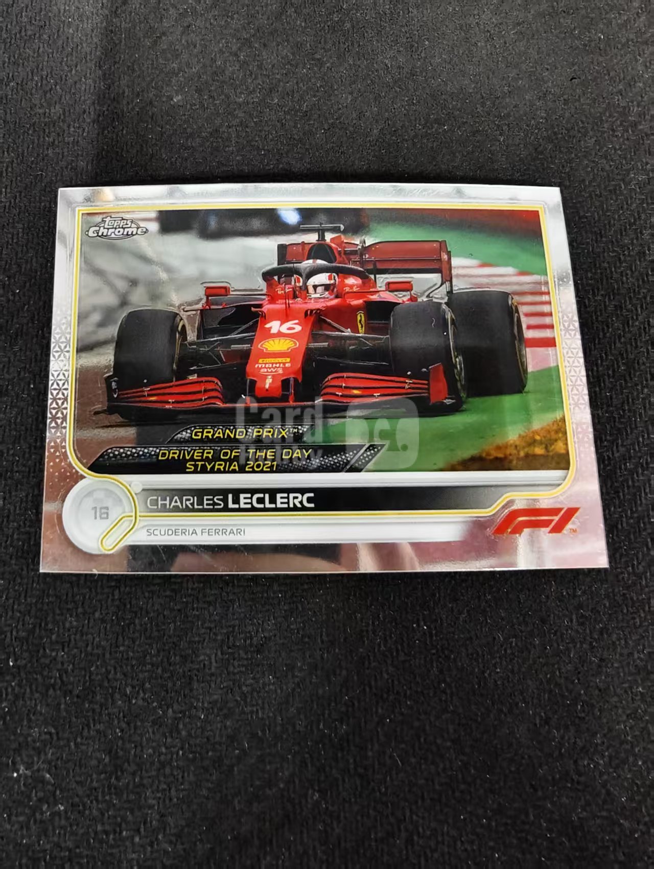 2022 Topps Chrome F1 Charles Leclerc 勒克莱尔 法拉利车队 划痕 边角瑕疵#180