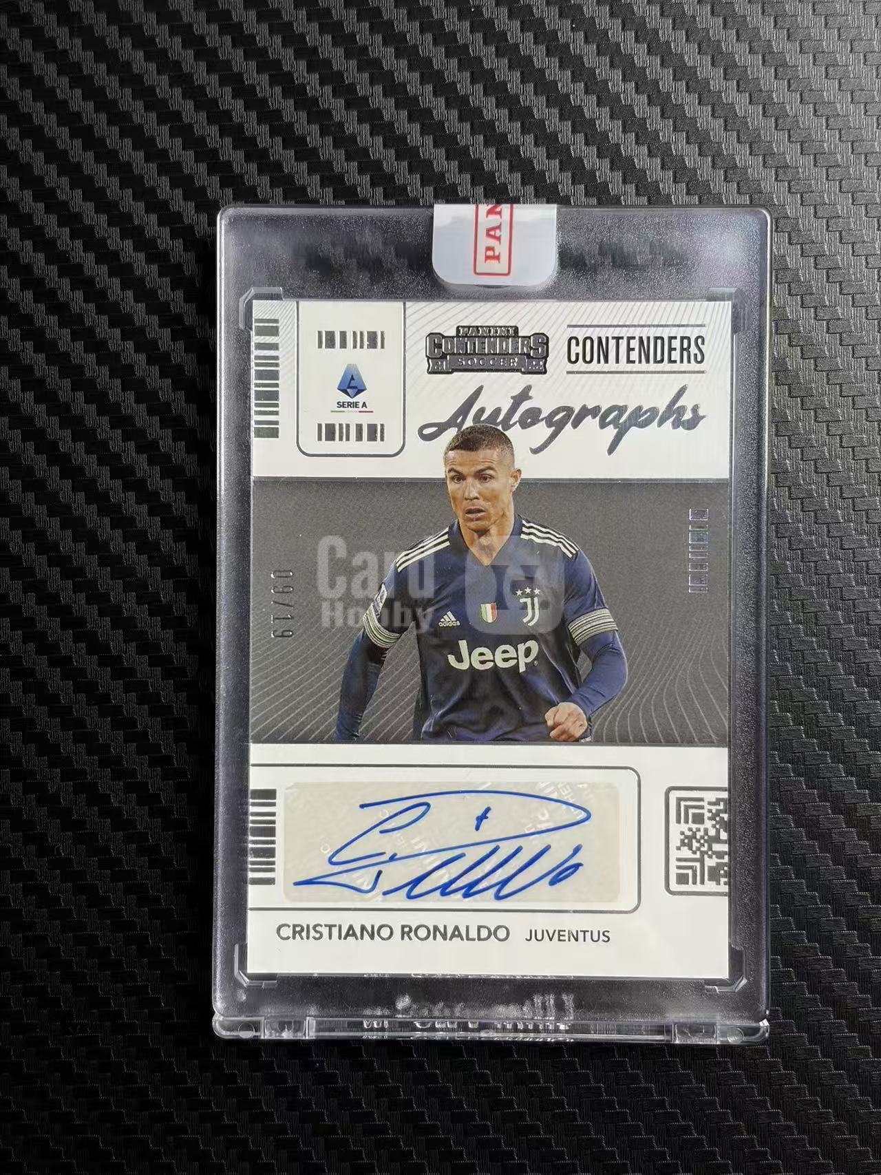 2021-22 Panini Contenders Cristiano Ronaldo 球票 C罗 罗纳尔多 尤文图斯 曼联 皇马 葡萄牙 银平行 09/19编 签字 原封砖 拍前看描述