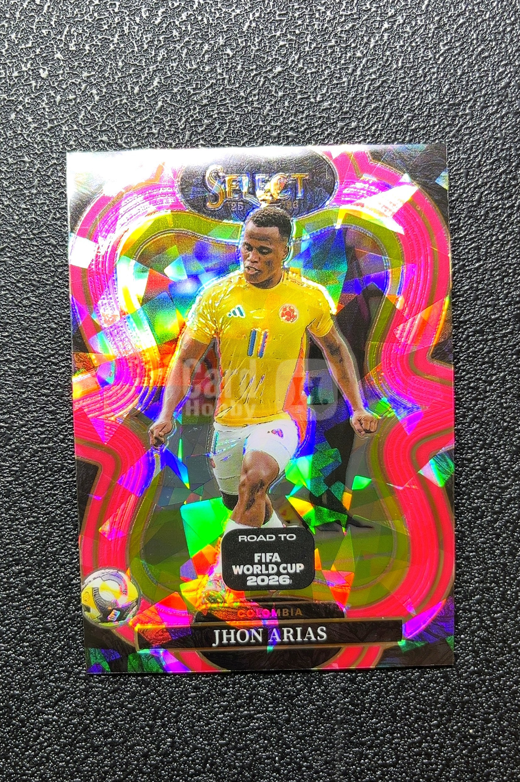 【岛屿拍卖】2025 Panini Select Road to FIFA World Cup 2026 通往 年世界杯之路 Jhon Arias 约翰·阿里亚斯 粉碎冰折 折射 0005#300