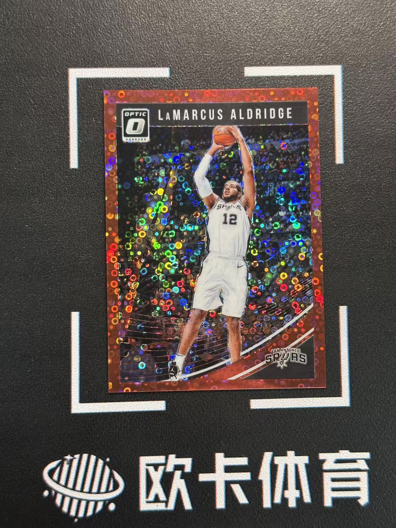 2018-19 Donruss Optic LaMarcus Aldridge 【欧卡体育】杜蕾斯op 阿尔德里奇 阿德 85编 红泡泡折 马刺 卡品如图(YDD)