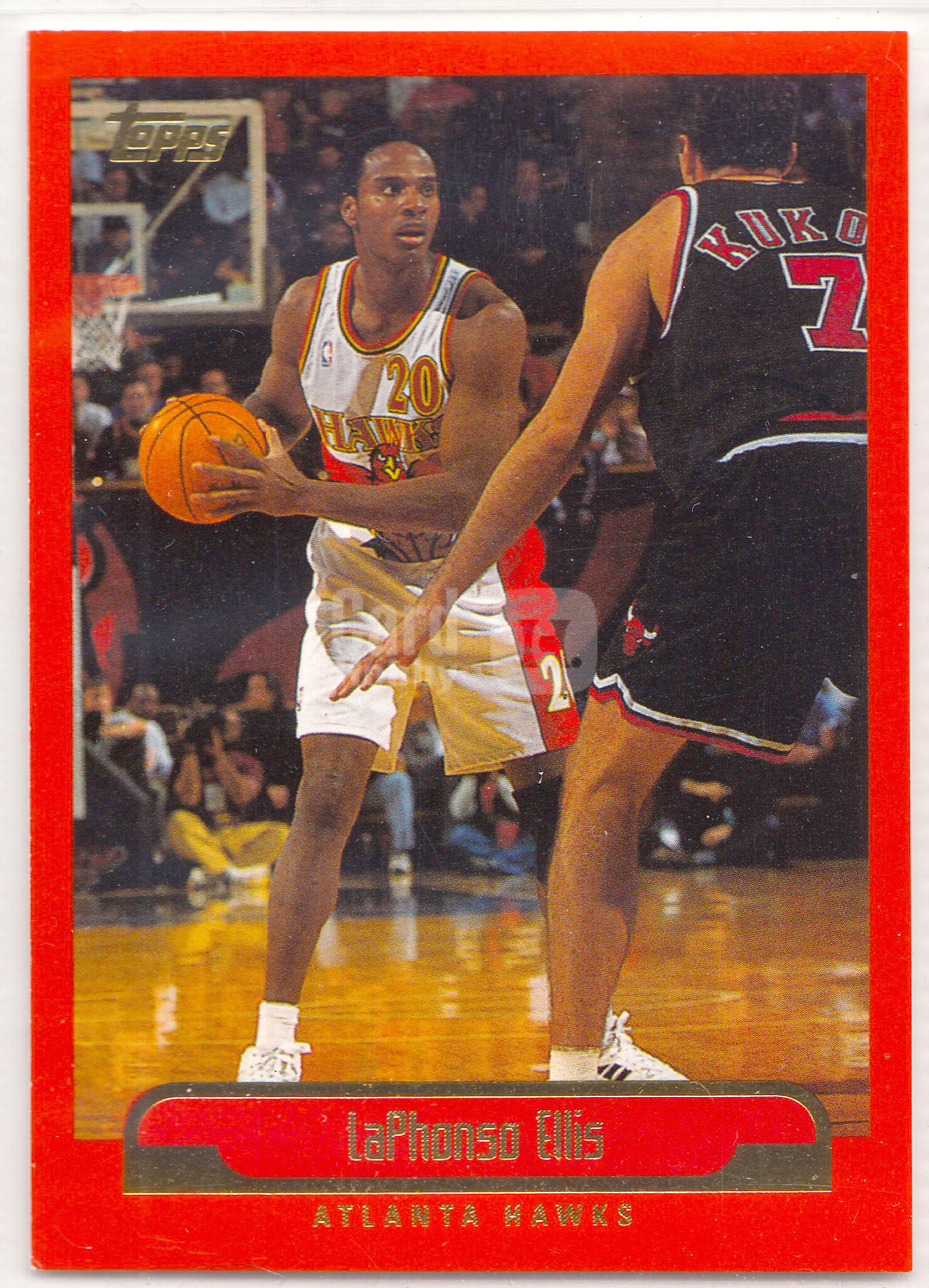 【ABC1 Card Market】1999-00 Topps Basketball LaPhonso Ellis 拉方索 埃利斯 Atlanta Hawks 老鹰 Base Set #4 XY10216