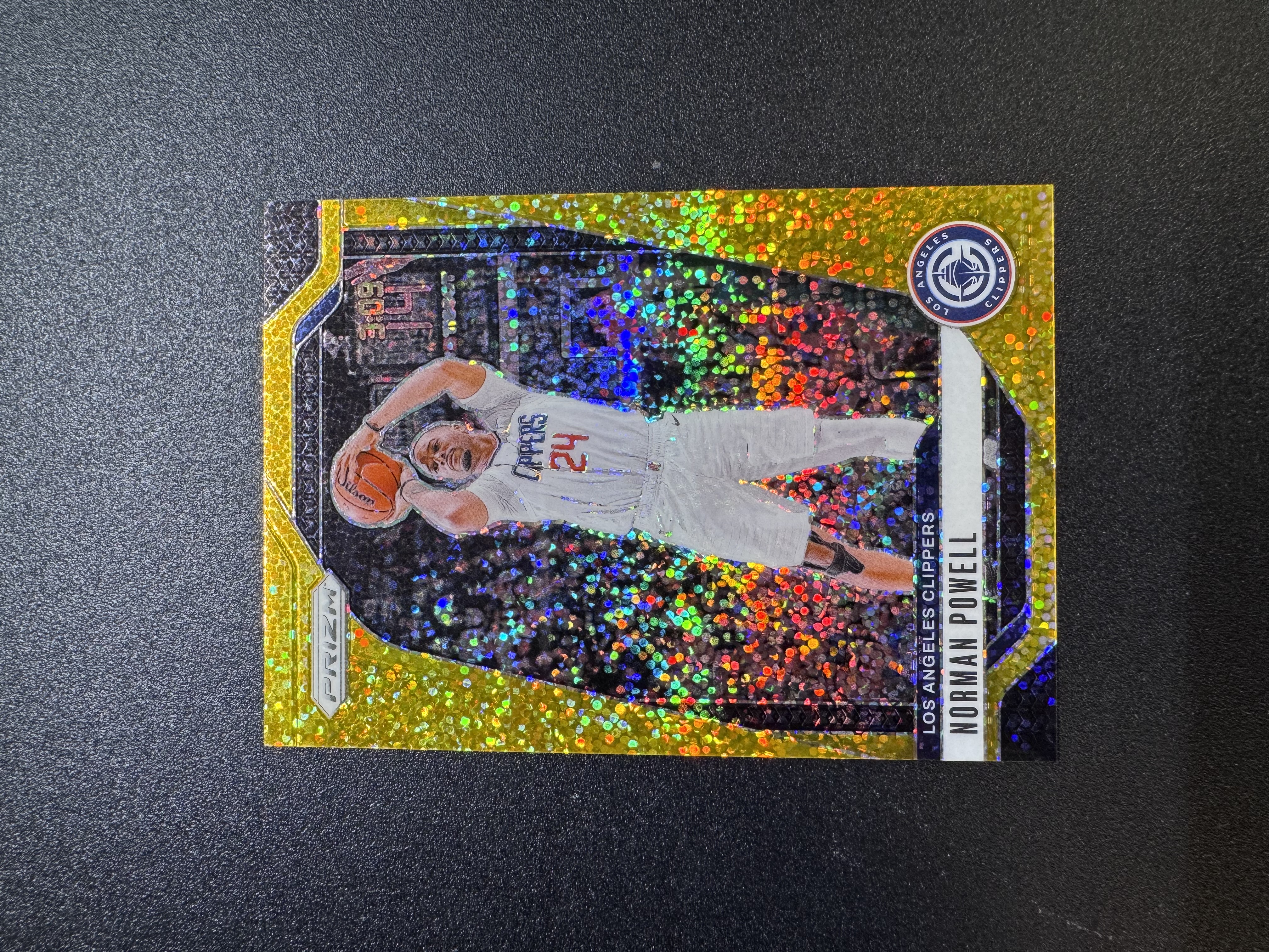 2024-25 Panini Prizm Norman Powell 诺曼 鲍威尔 快船 鲍科比 小卡哈登队友 末年PZ SSP 大比例 金闪折 补偿积分包独占 11/24编