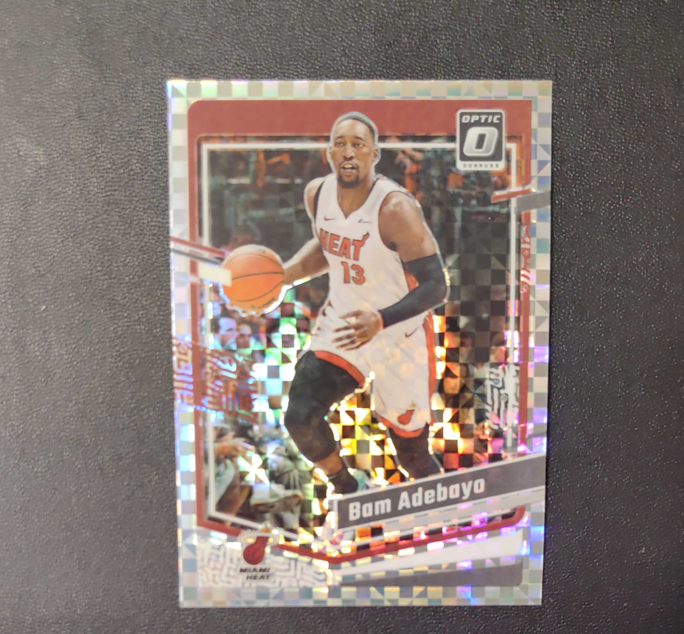 2023-24 Panini optic Bam Adebayo 巴姆 阿德巴约 热火 optic 棋盘折 大比例 ssp 折射 大比例 SP 东契奇 sga 库里 文班亚马 詹姆斯