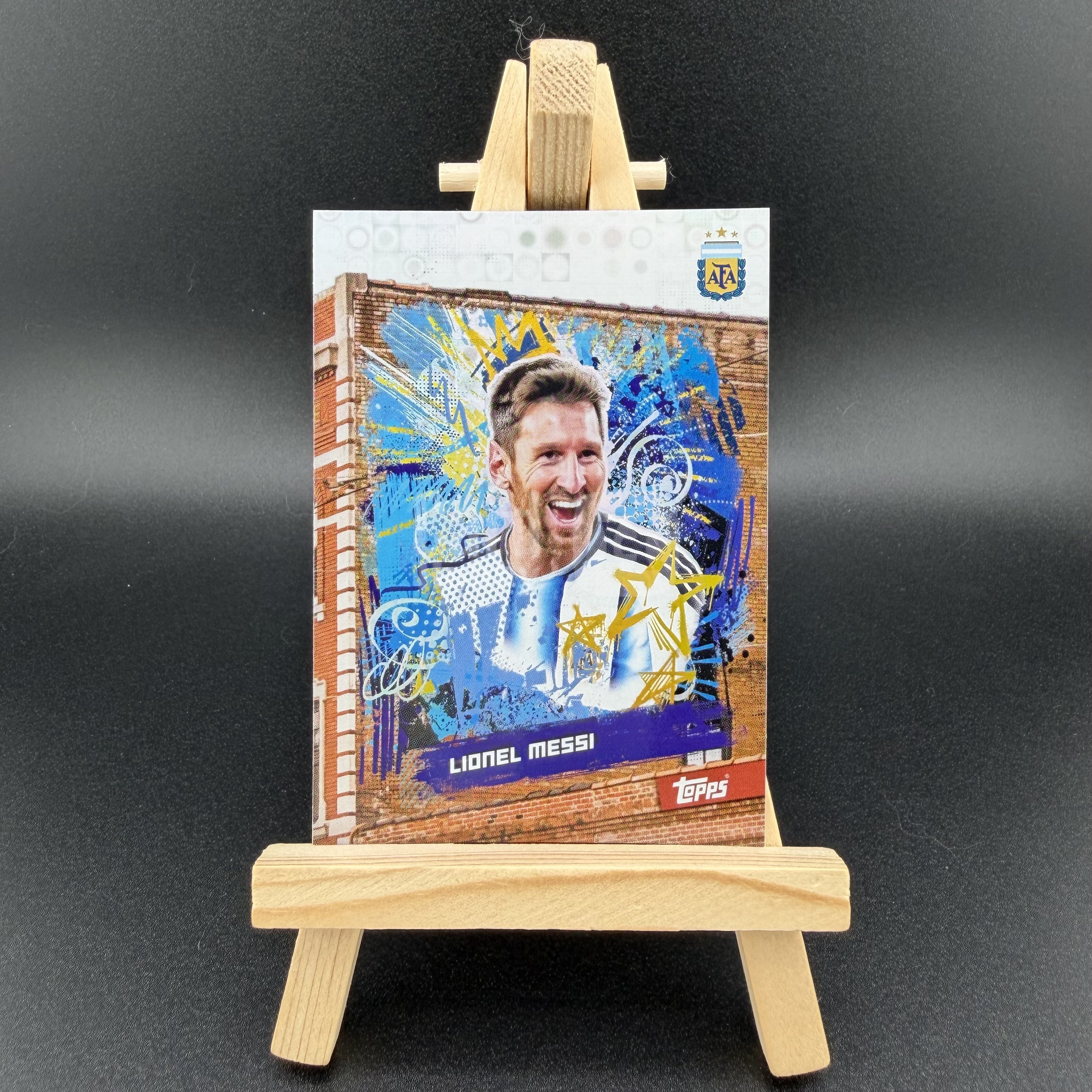 2026 Topps 阿根廷队盒 Lionel Messi 梅西 圈圈折 折射 街区涂鸦特卡 卡品如图 【大当家】