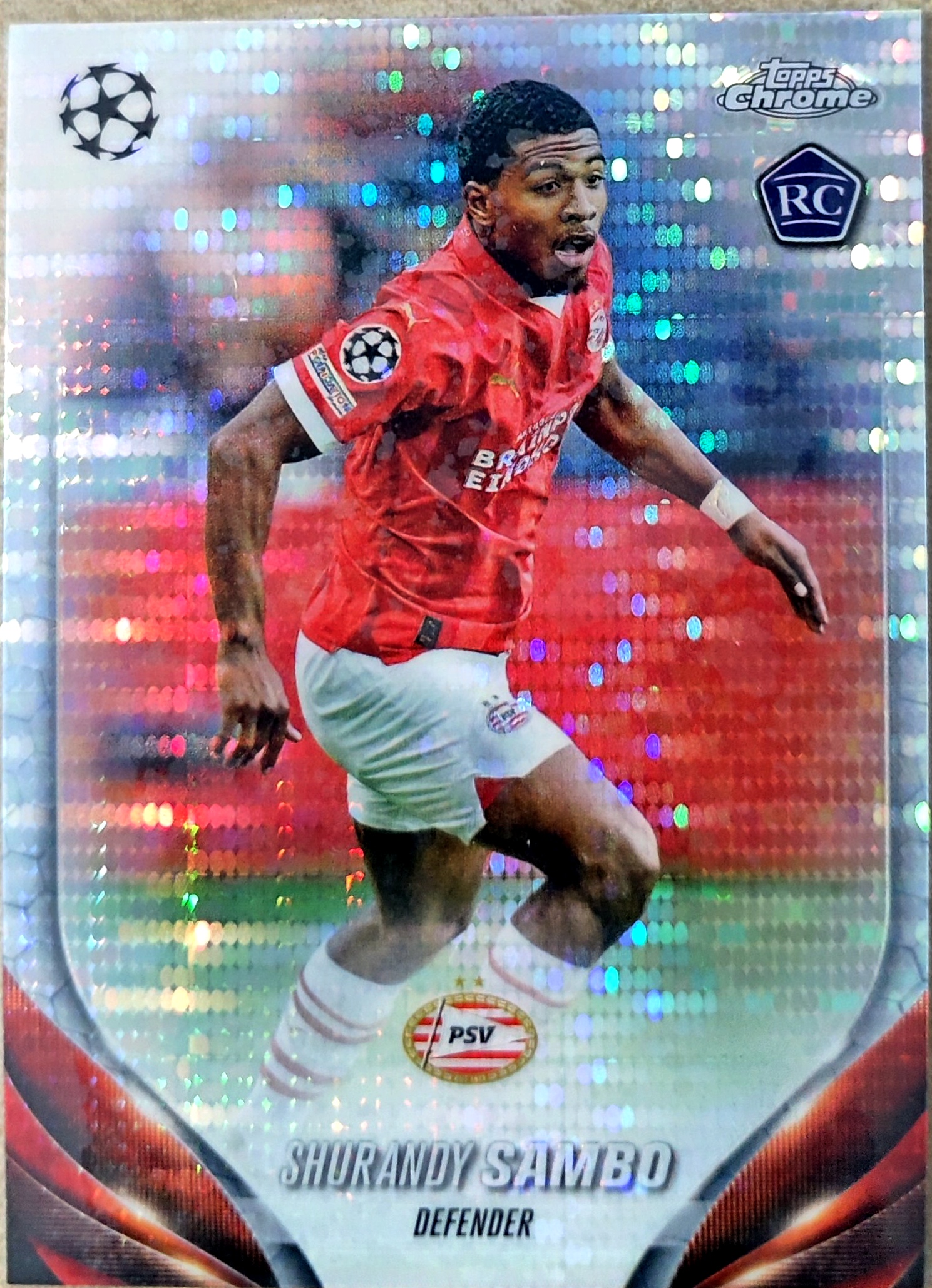 2023-24 Topps Chrome Shurandy Sambo 桑博 埃因霍温 新秀RC