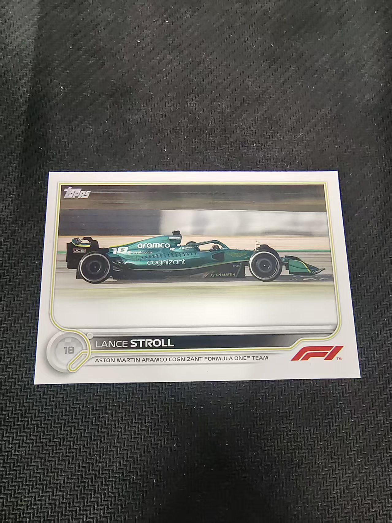 【汽水拍卖】2022 Topps Chrome F1 Lance Stroll 兰斯 斯托尔 划痕 边角瑕疵 @114
