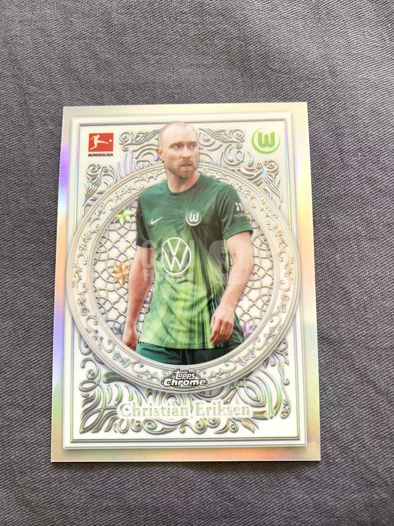 2026 Topps chrome 德甲TC Christian Eriksen 曼联 克里斯蒂安 埃里克森 沃尔夫斯堡 装饰材料复古特卡 银折 维稳