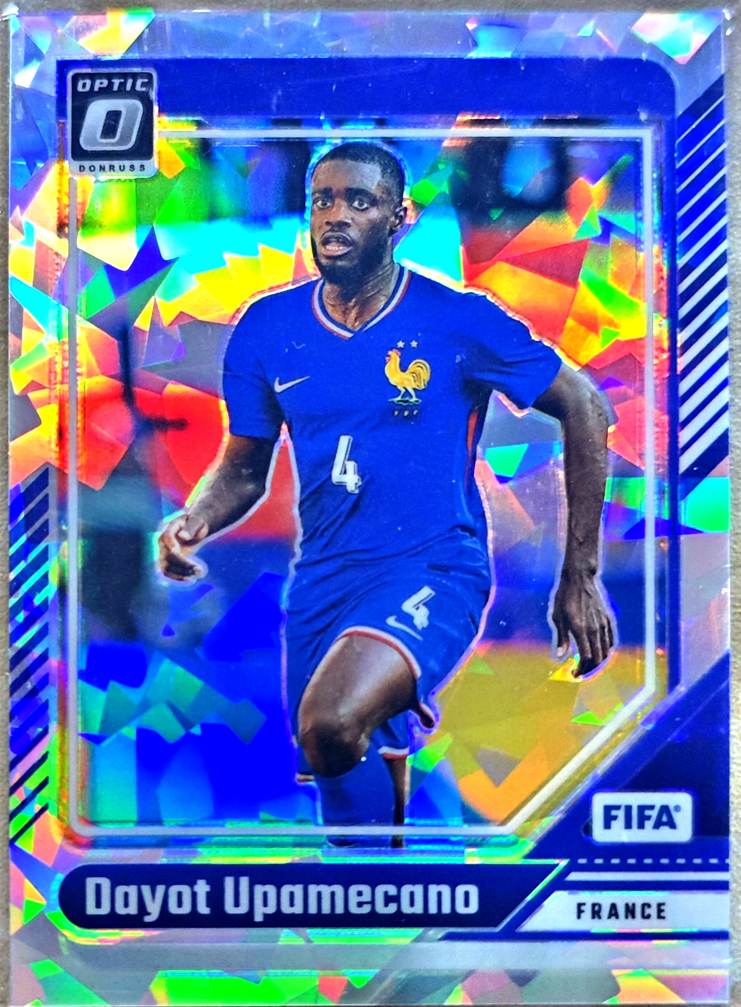 2023-24 Panini Donruss Dayot Upamecano 于帕梅卡诺 法国 银折 杜蕾斯