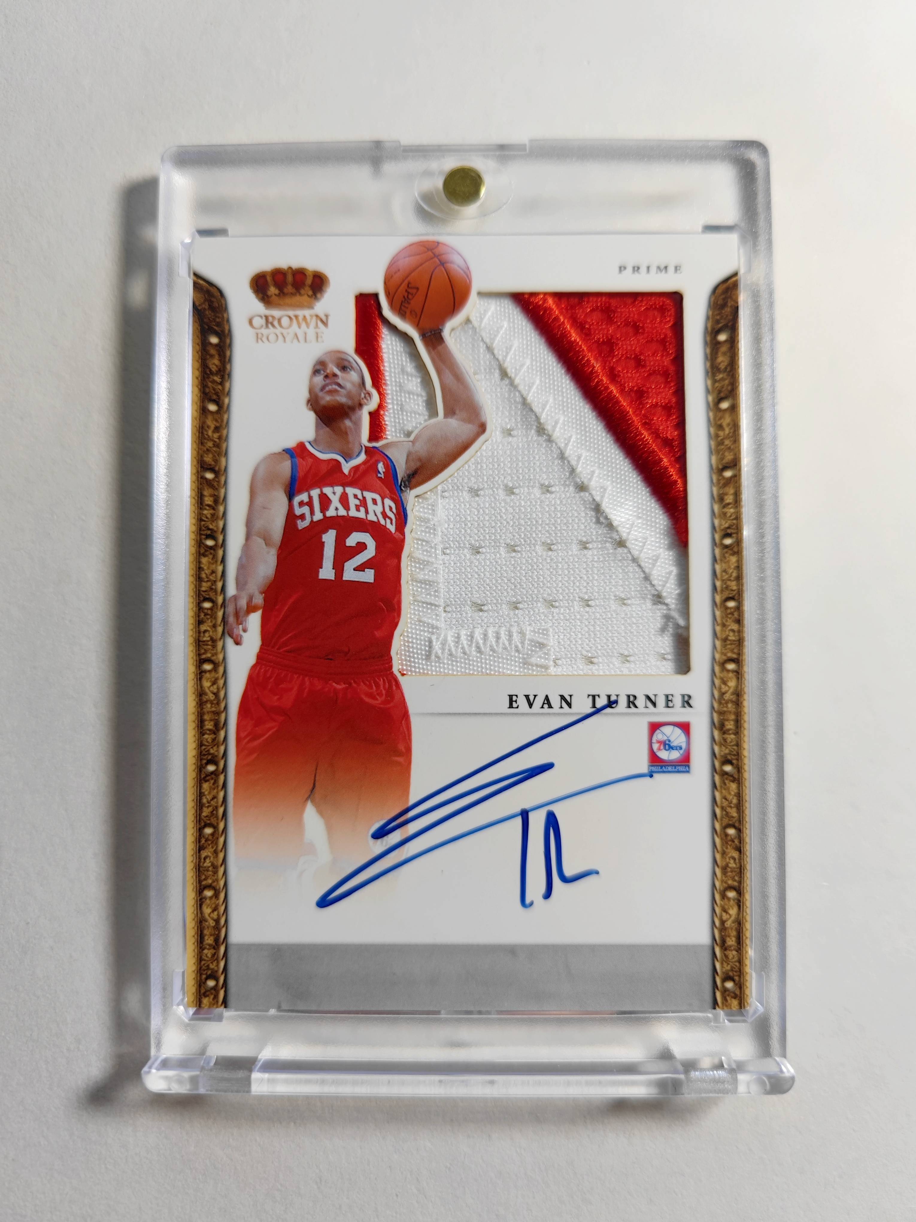 2010-11 Panini Preferred Evan Turner RC 76人 埃文特纳 剪影RPA 新秀大窗Patch签字 卡签 /25