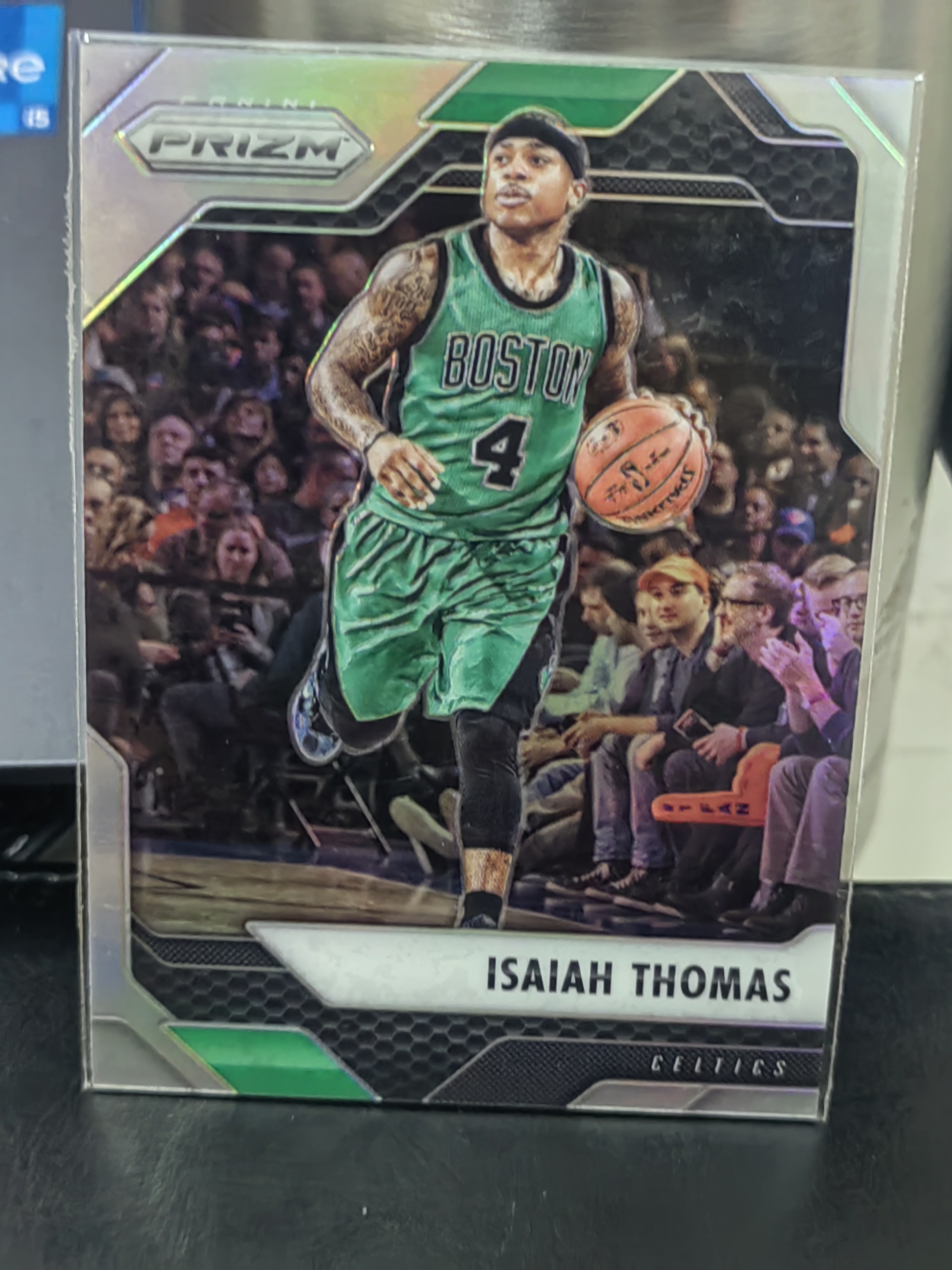 2016-17 Panini Prizm Isaiah Thomas PZ 银折 以赛亚托马斯 凯尔特人 篮 白边白角 不保卡品 卡品如图