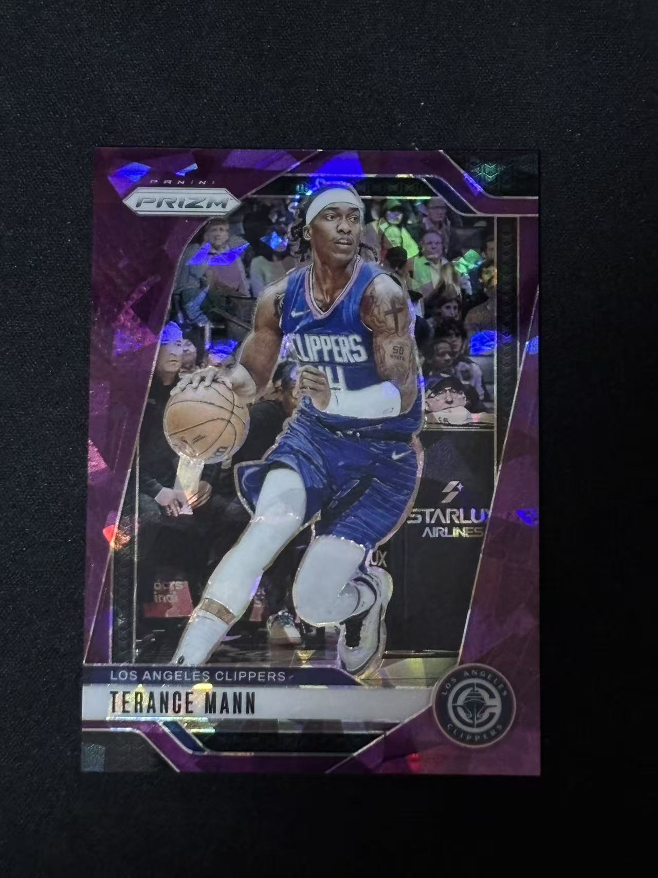 2024-25 Panini prizm Terance Mann 【磊子球星卡】特伦斯 曼 pz 紫碎冰 57/149编 快船