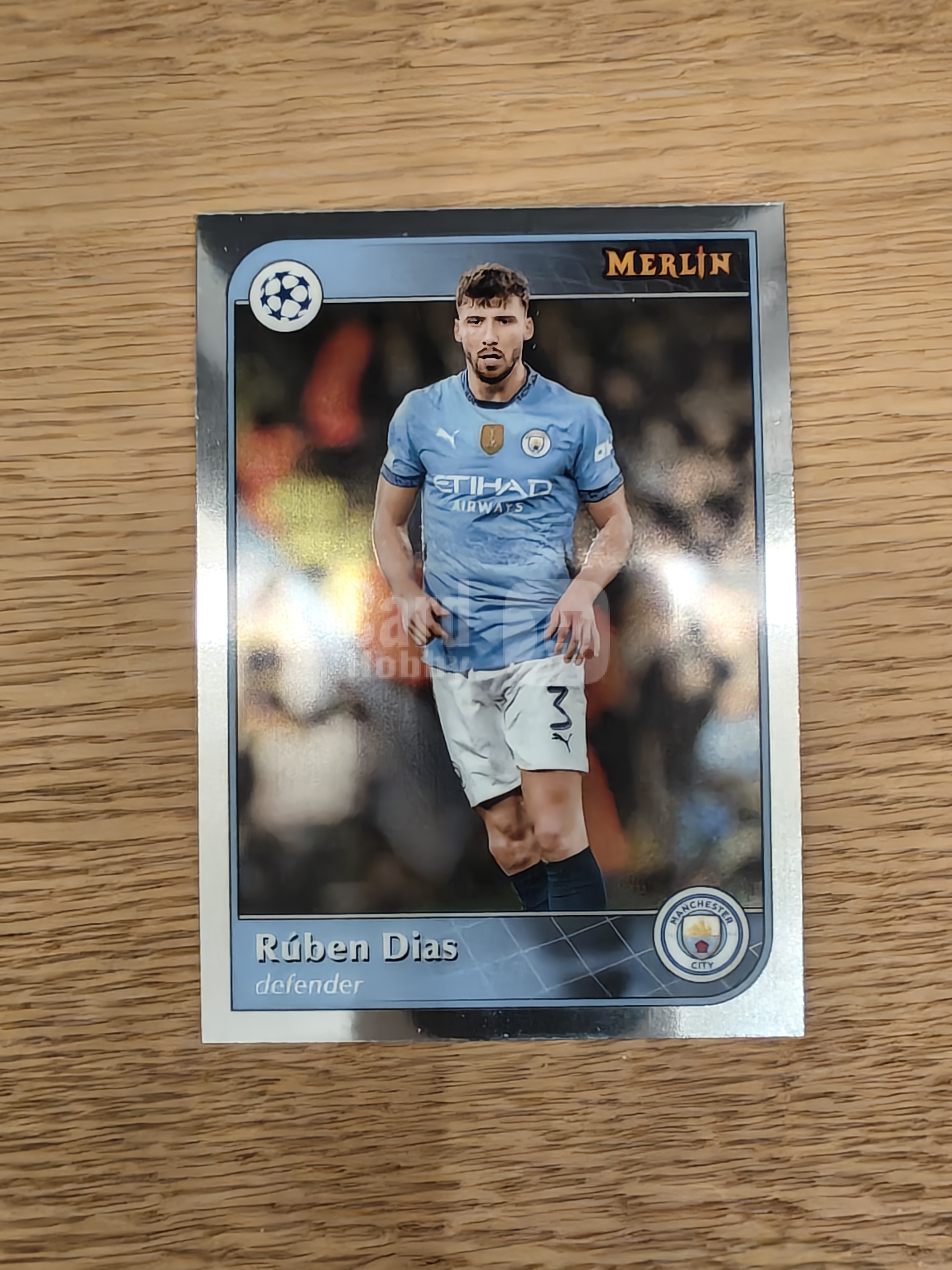2025 Topps Merlin Ruben Dias #3 曼城 鲁本 迪亚斯