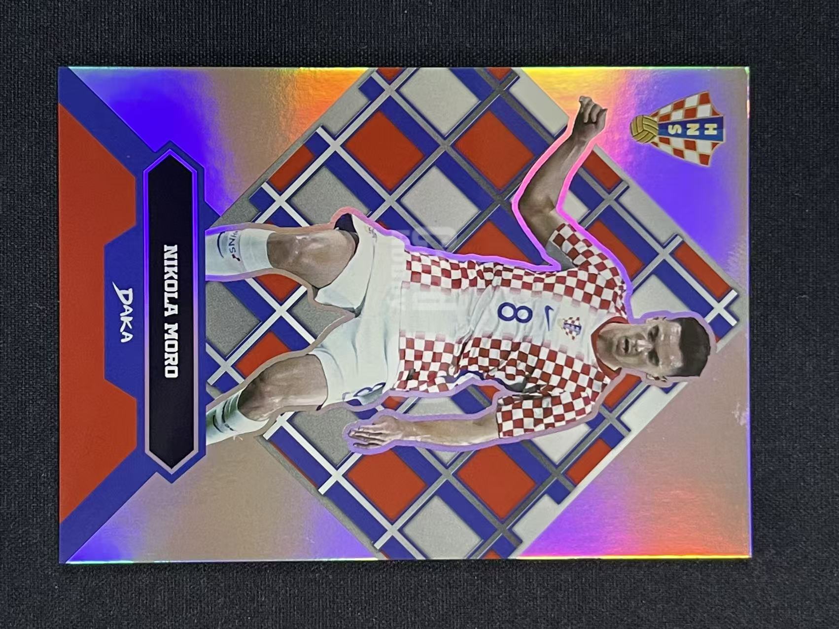2026 DAKA Croatia National Football Team Nikola Moro #CS-20 克罗地亚队盒 莫罗 44/55编 星格战魂特卡 银平行 卡品如图
