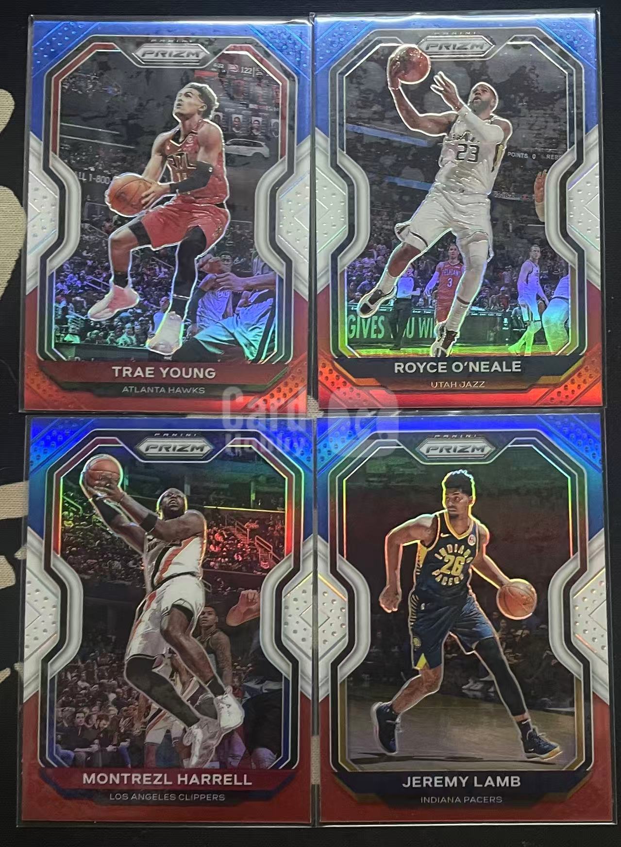 2020-21 Panini Prizm Trae Young 特雷杨 罗伊斯·奥尼尔 哈雷尔 杰里米·拉姆 pz 三色折 折射 打包 值得收藏(猴子卡社)
